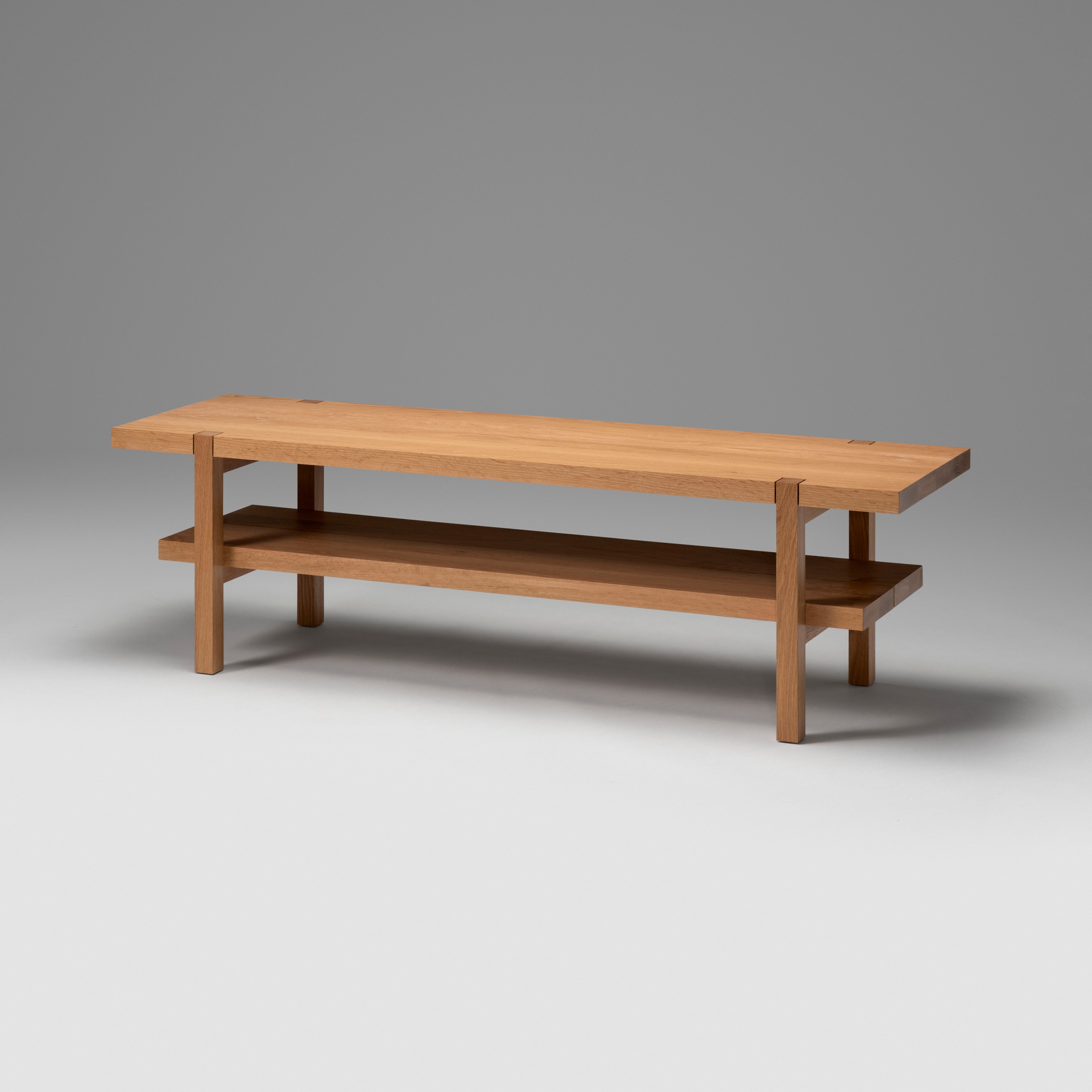 Display product Chamber Bench - 60 inch (White Oak) from manufacturer Roll & Hill