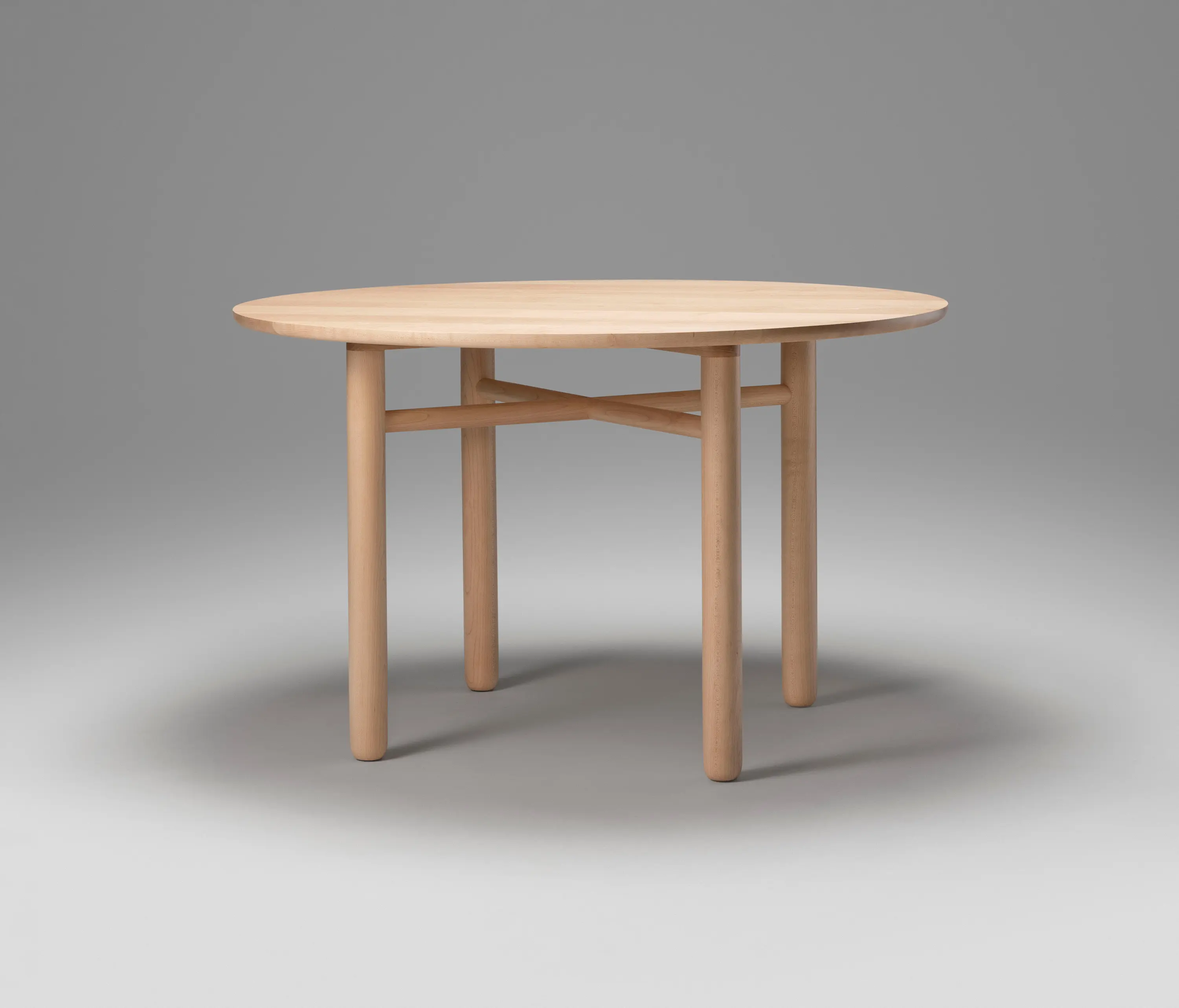 Roll & Hill - Cross Bar Table (Hard Maple)