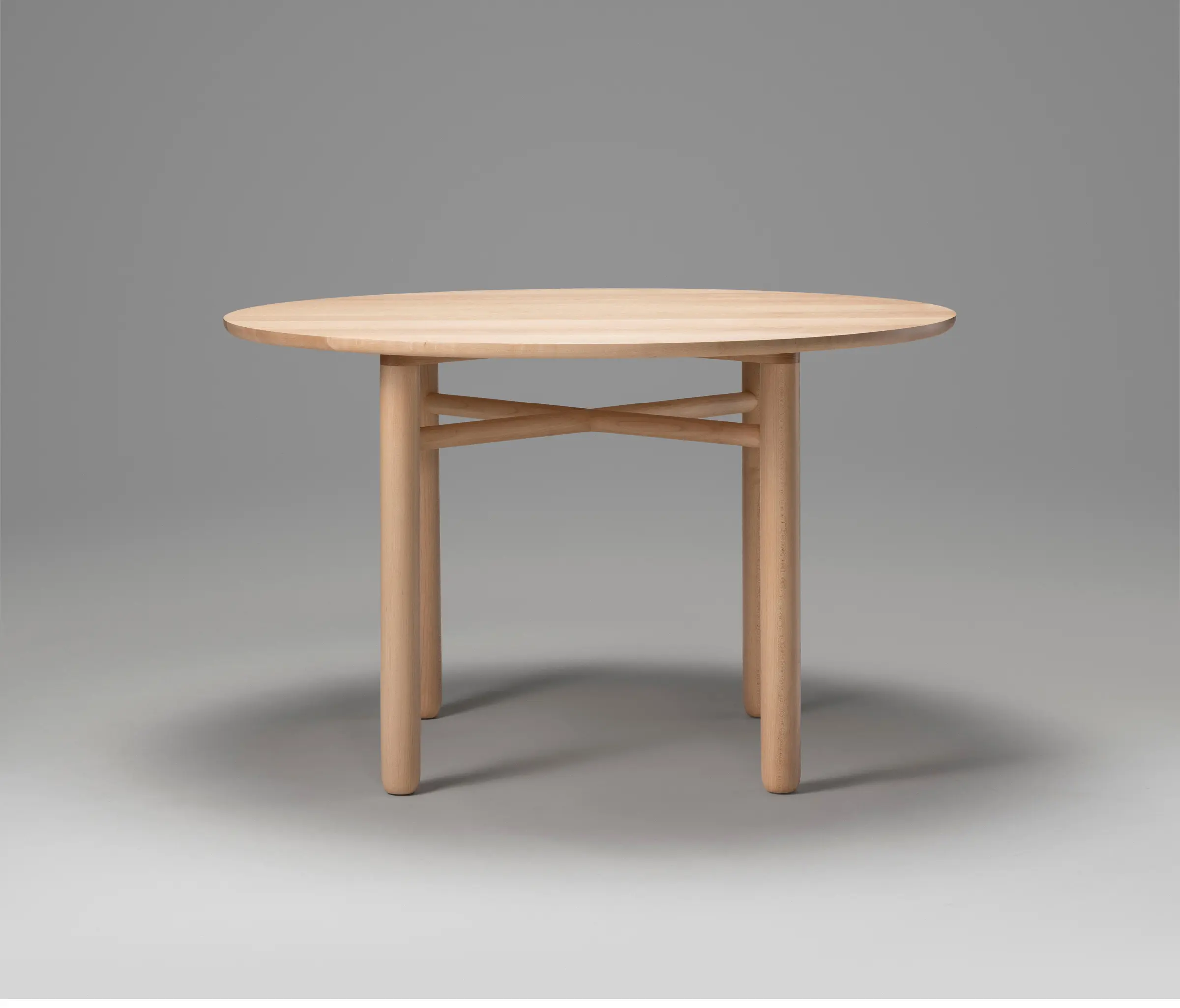Roll & Hill - Cross Bar Table (Hard Maple)