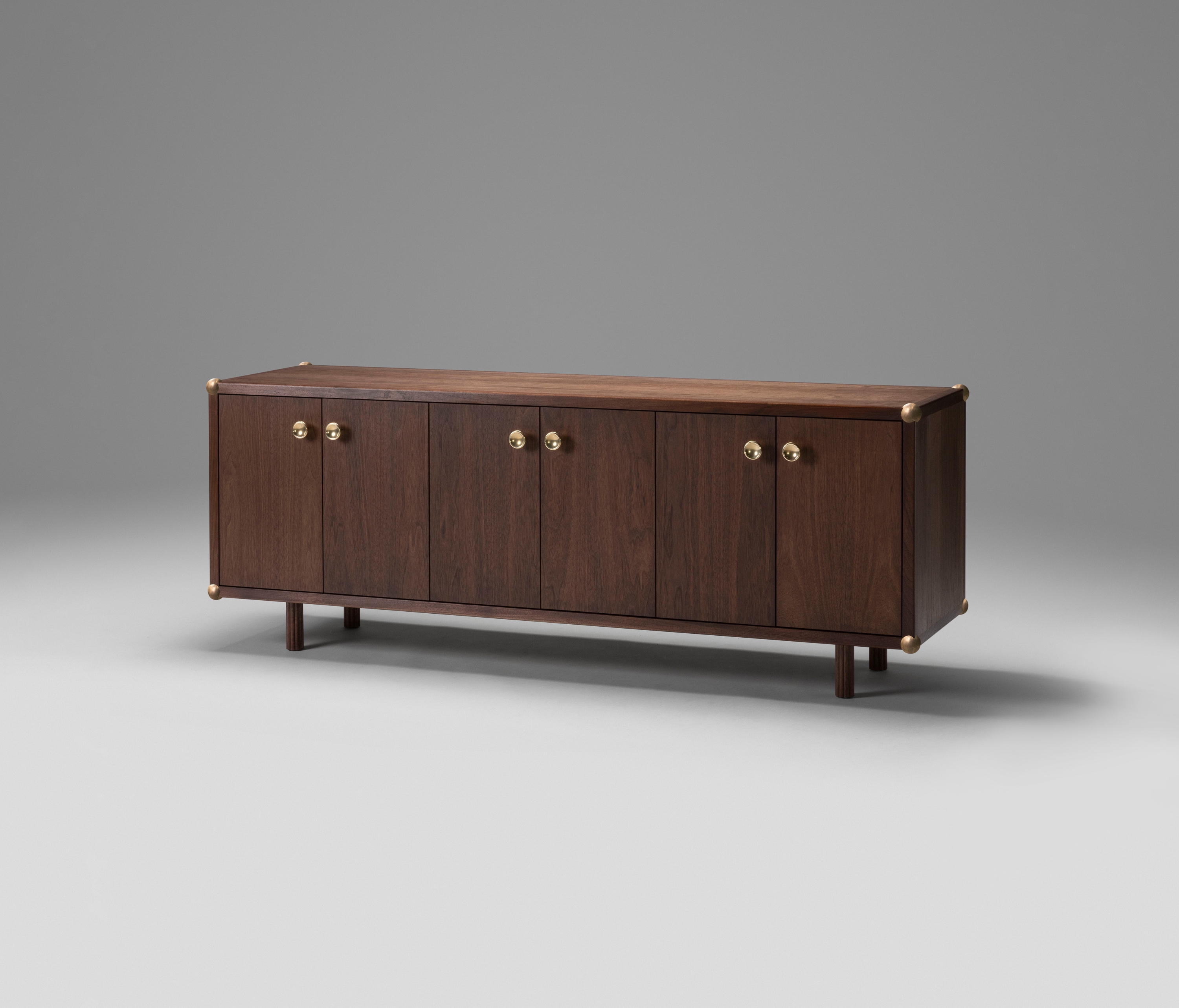 LAFAYETTE CREDENZA BLACK WALNUT - Roll Hill Lafayette Credenza Black Walnut 3e95e364 