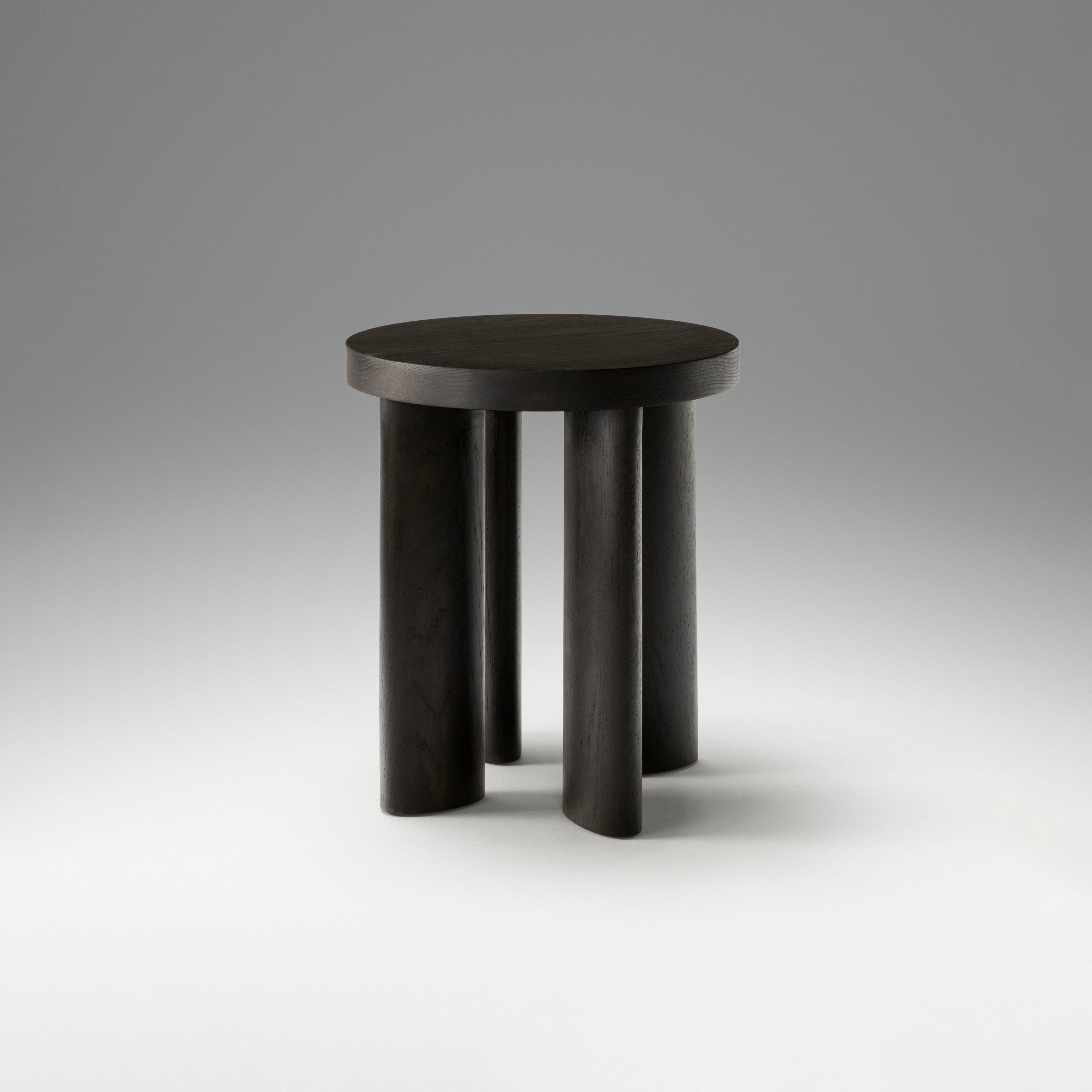 Orbit Stool (Ebonized Oak)
