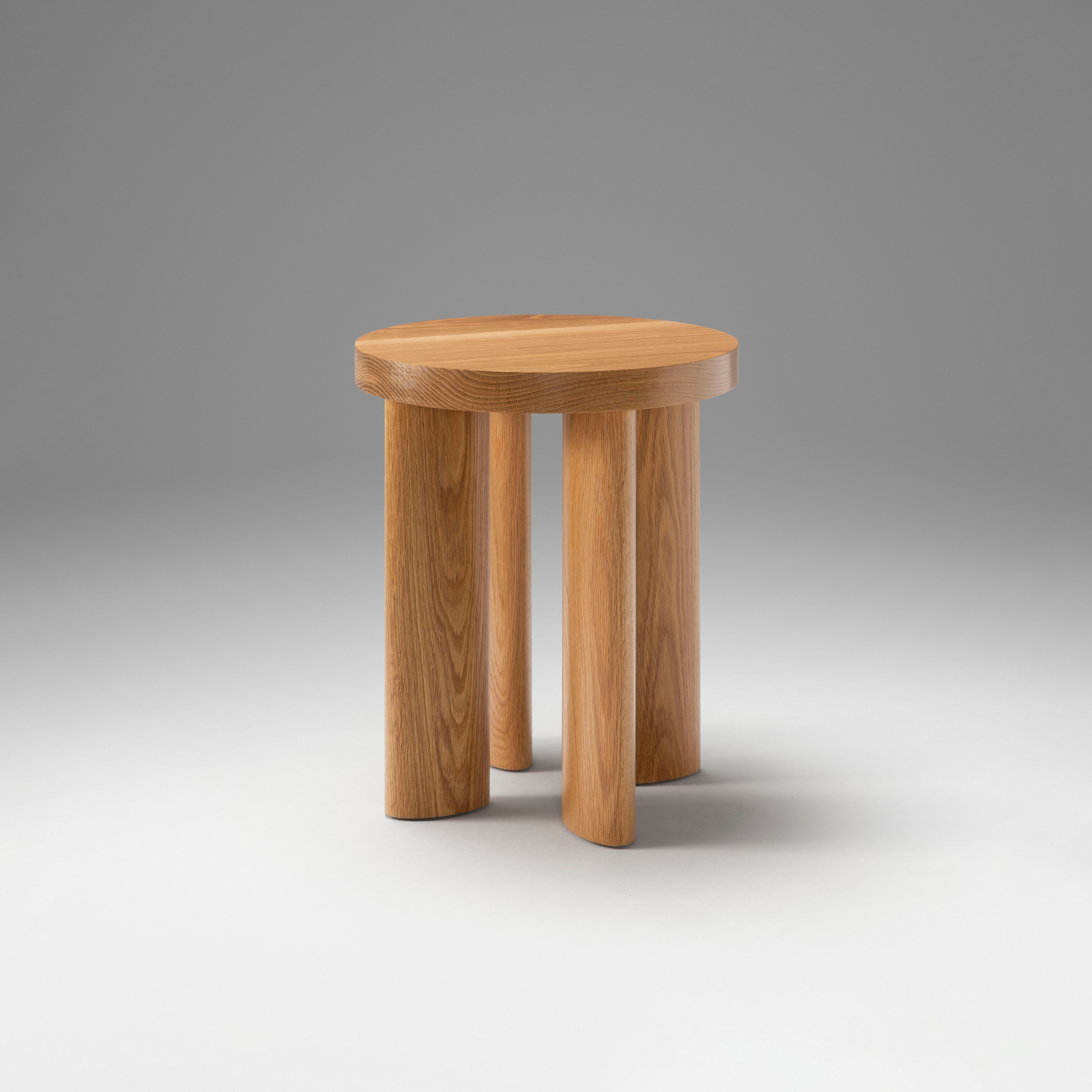 Orbit Stool (White Oak)
