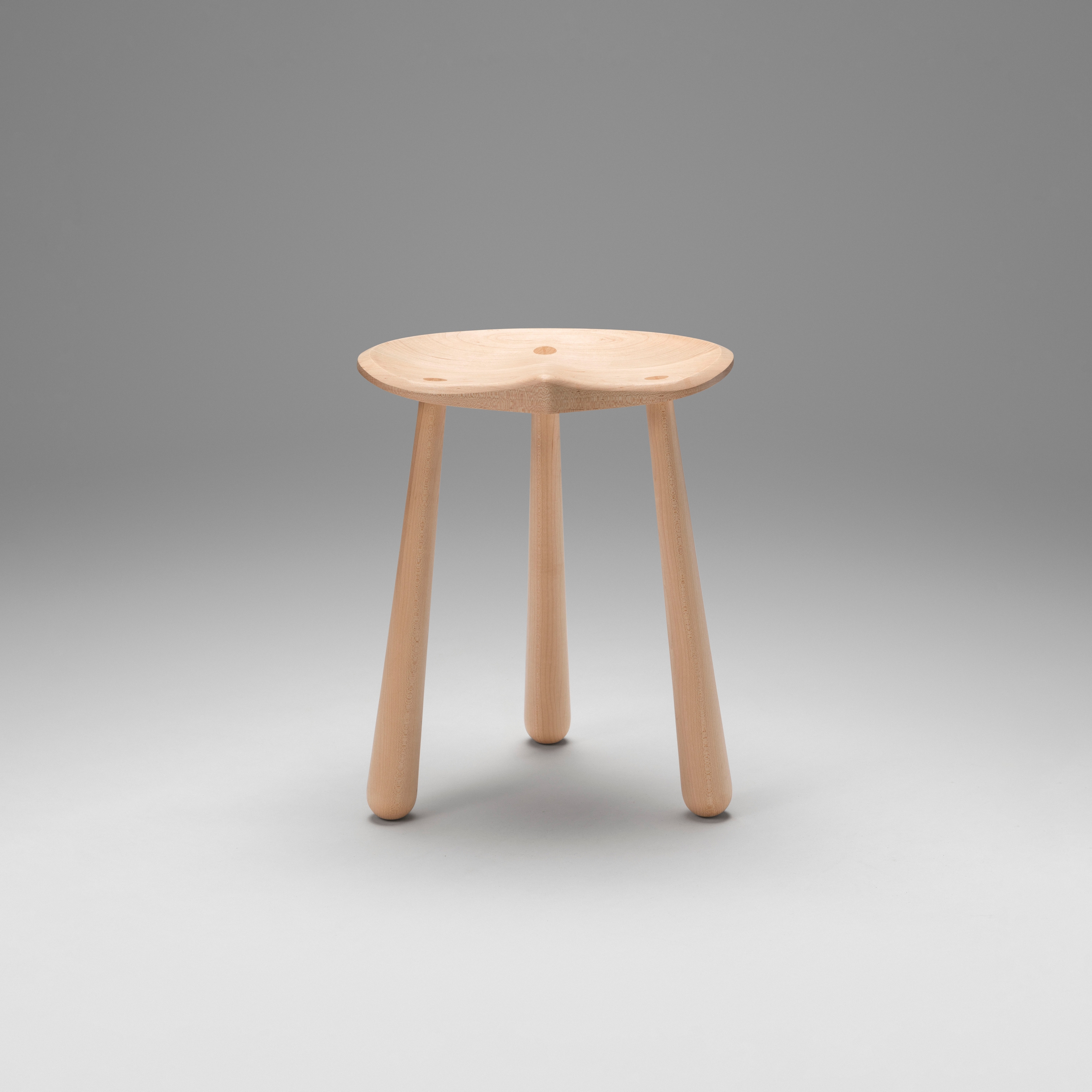 Taper Low Stool (Hard Maple)