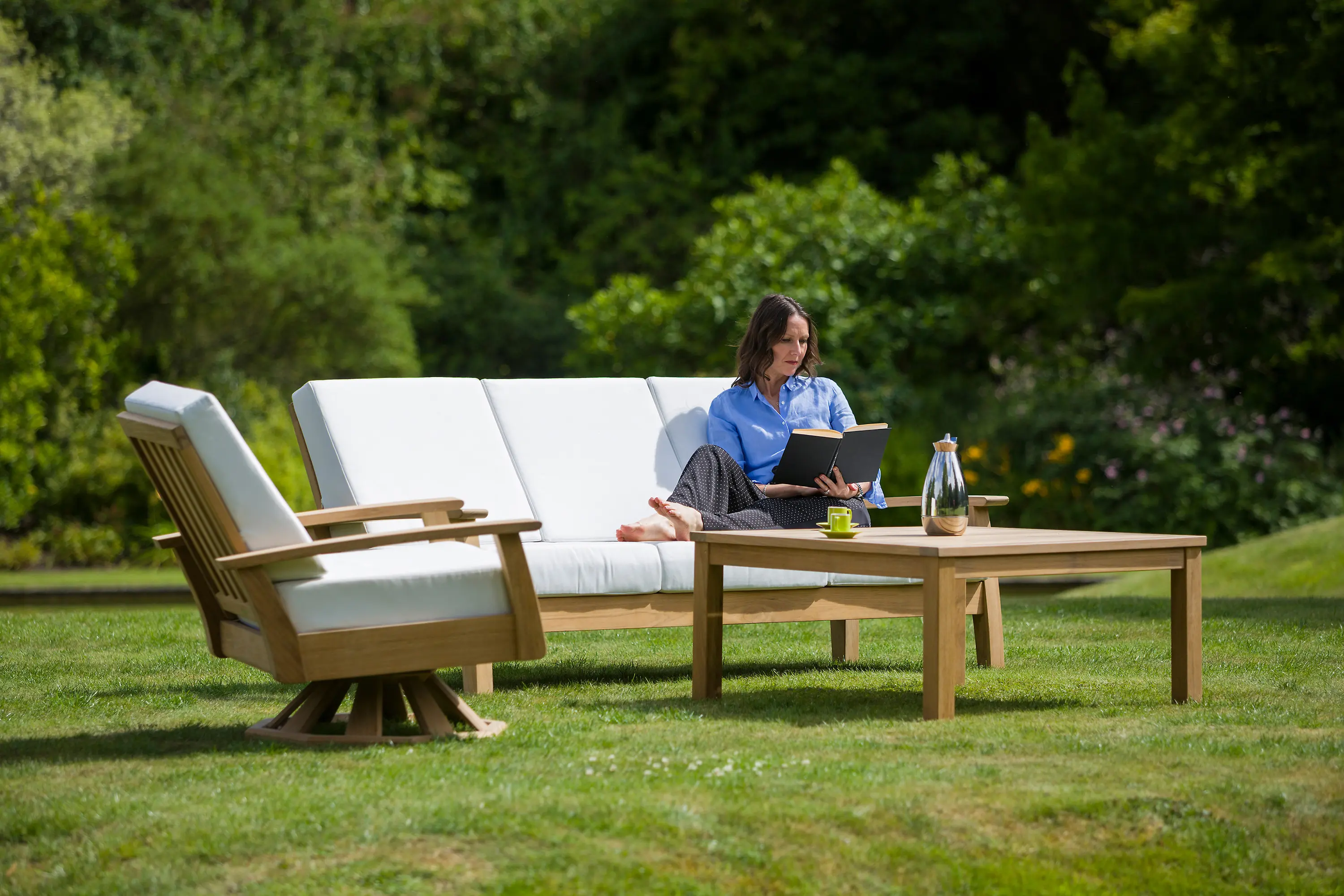 Barlow Tyrie - Haven Conversation Table 100 Square