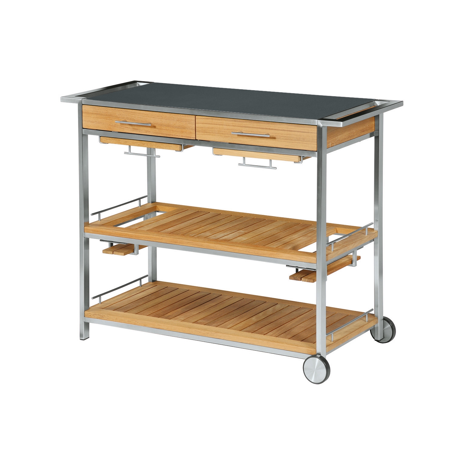 Mercury Serving Table 122 Rectangular (Nero Ceramic)