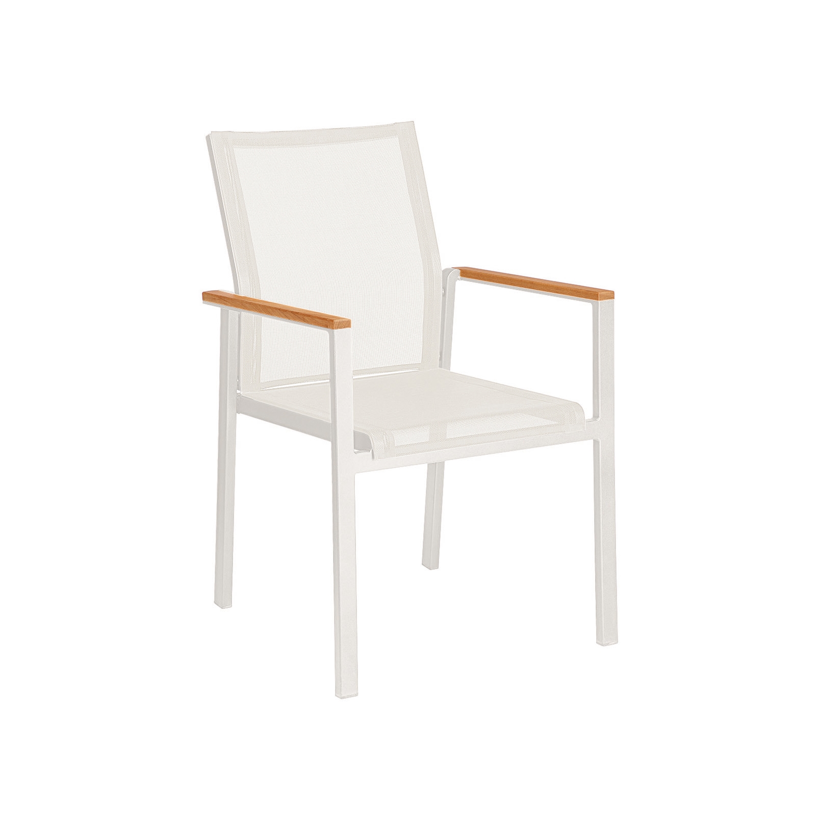 Aura Armchair (Arctic White Frame - Pearl Sling)