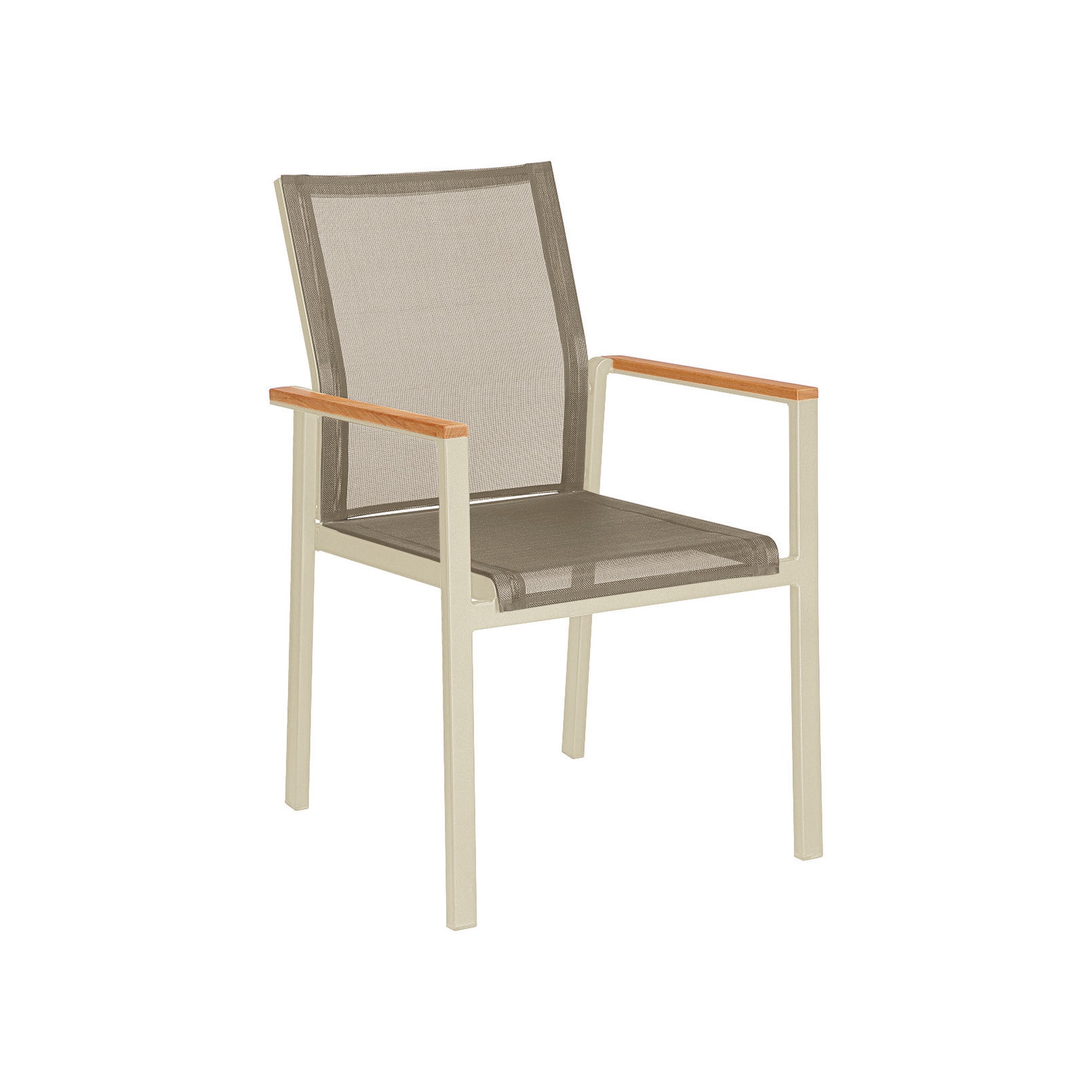 Aura Armchair (Champagne Frame - Titanium Sling)
