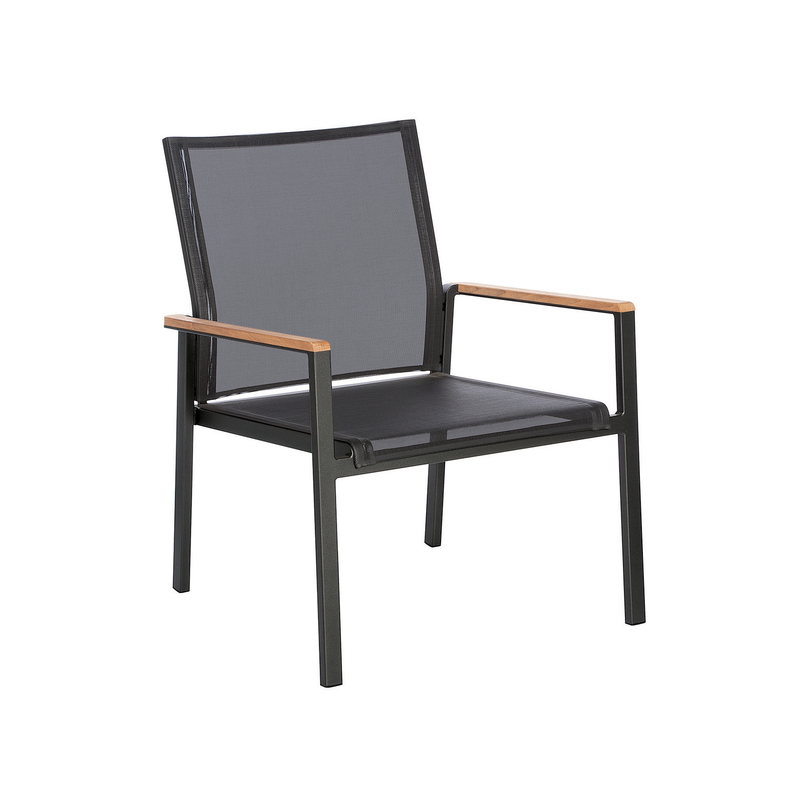 Afficher le produit Aura Club Chair DS (Graphite Frame - Charcoal Sling) du fabricant Barlow Tyrie