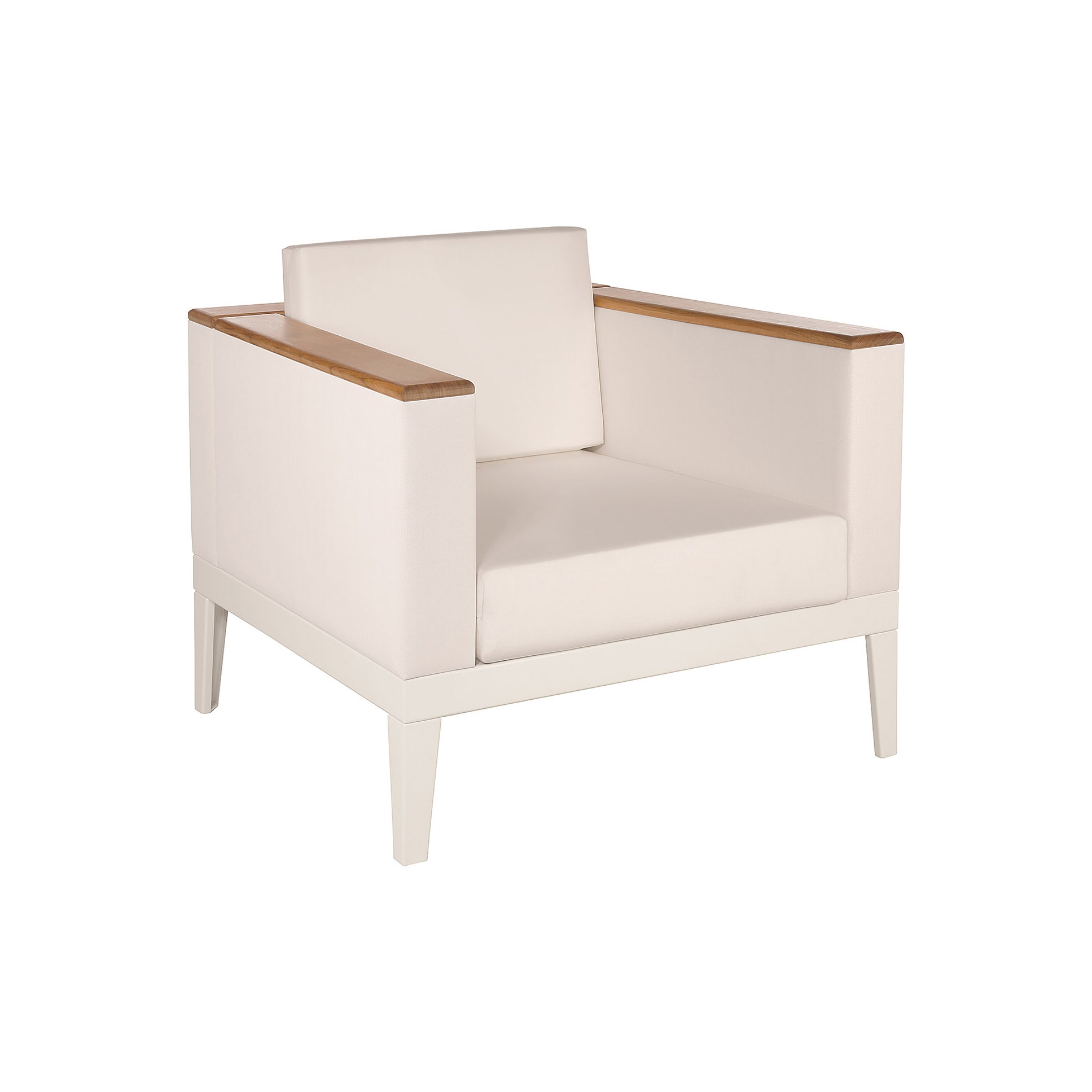 Aura Deep Seating Armchair DS (Arctic White Frame - Pearl Sides)