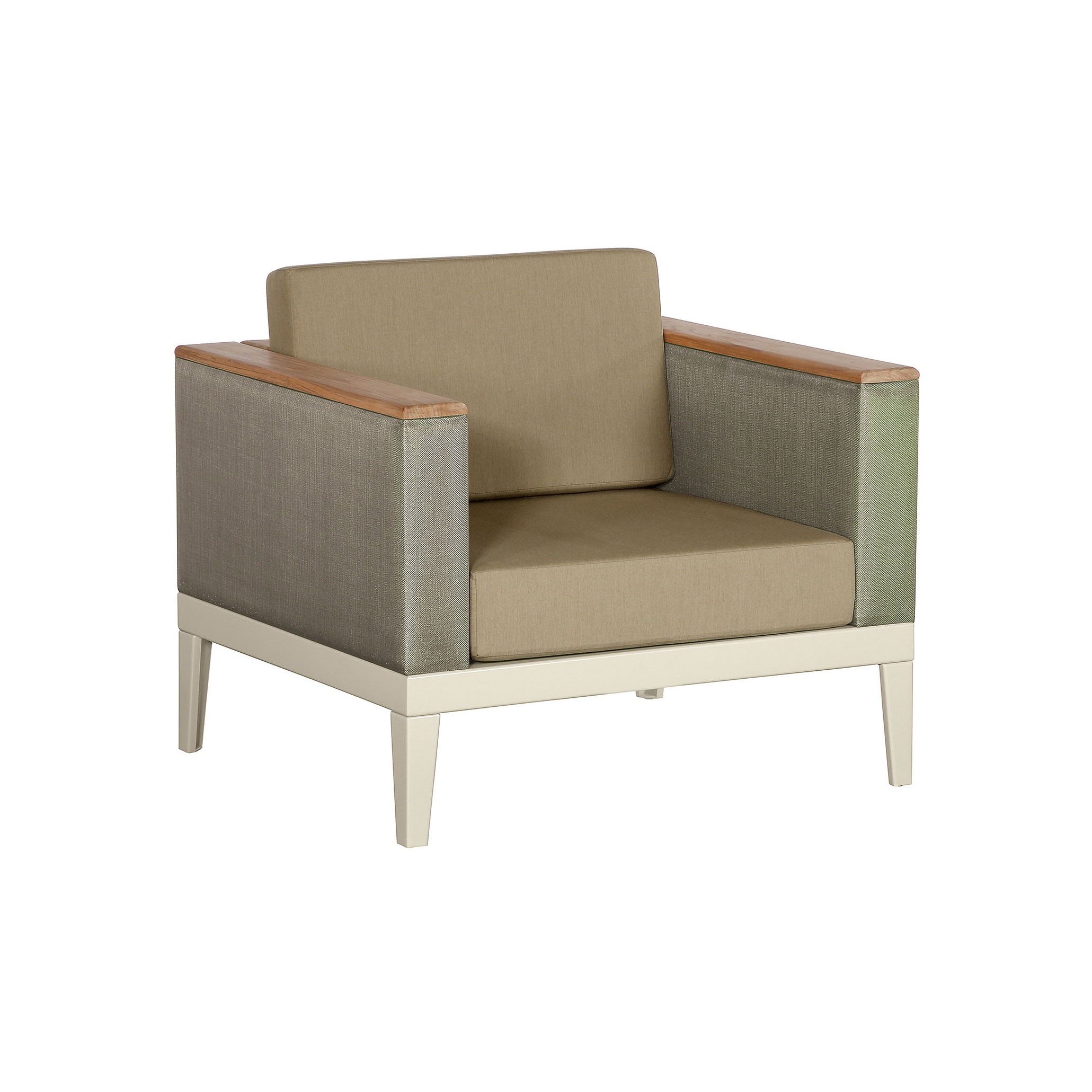 Aura Deep Seating Armchair DS (Champagne Frame - Titanium Sides)