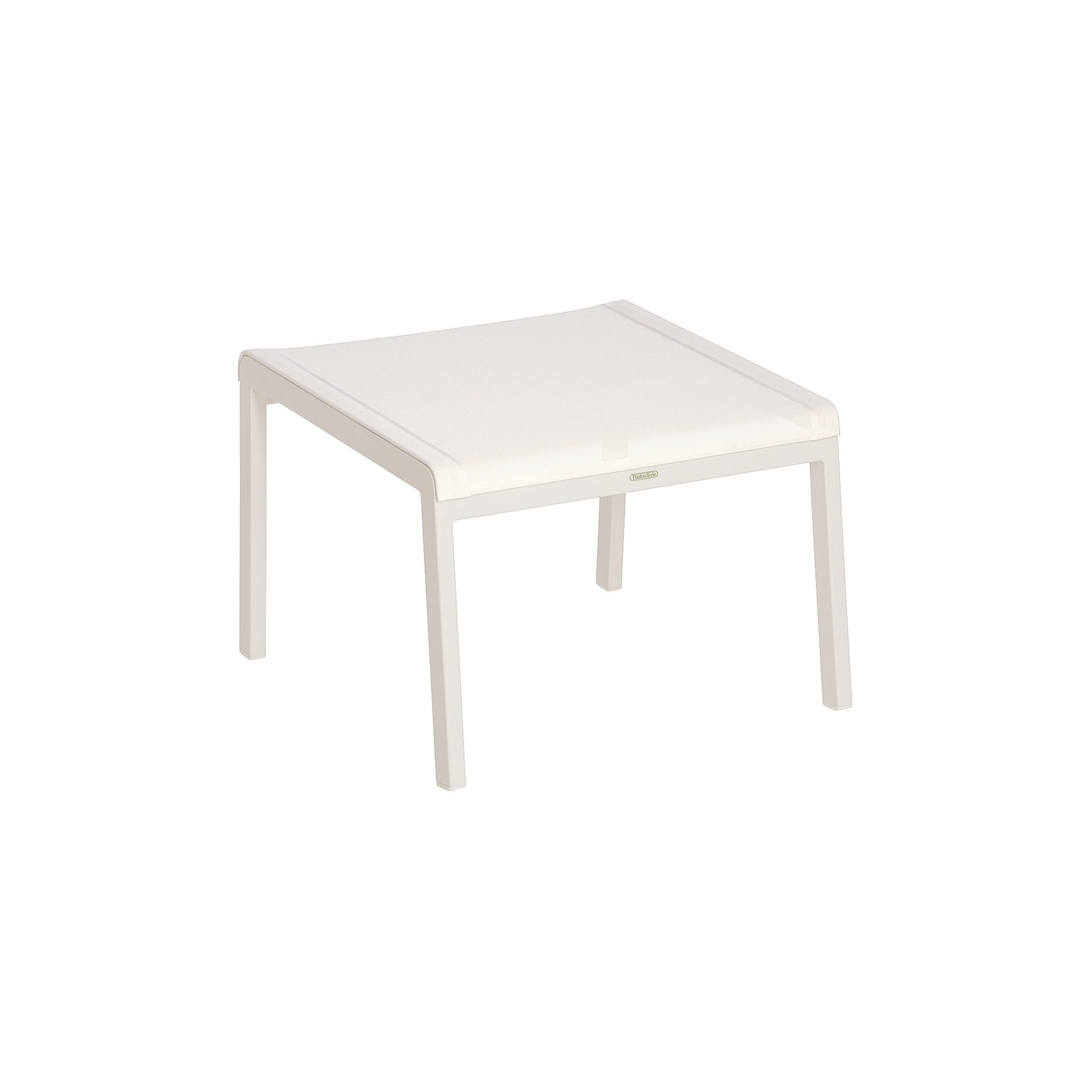 Aura Footstool DS (Arctic White Frame - Pearl Sling)