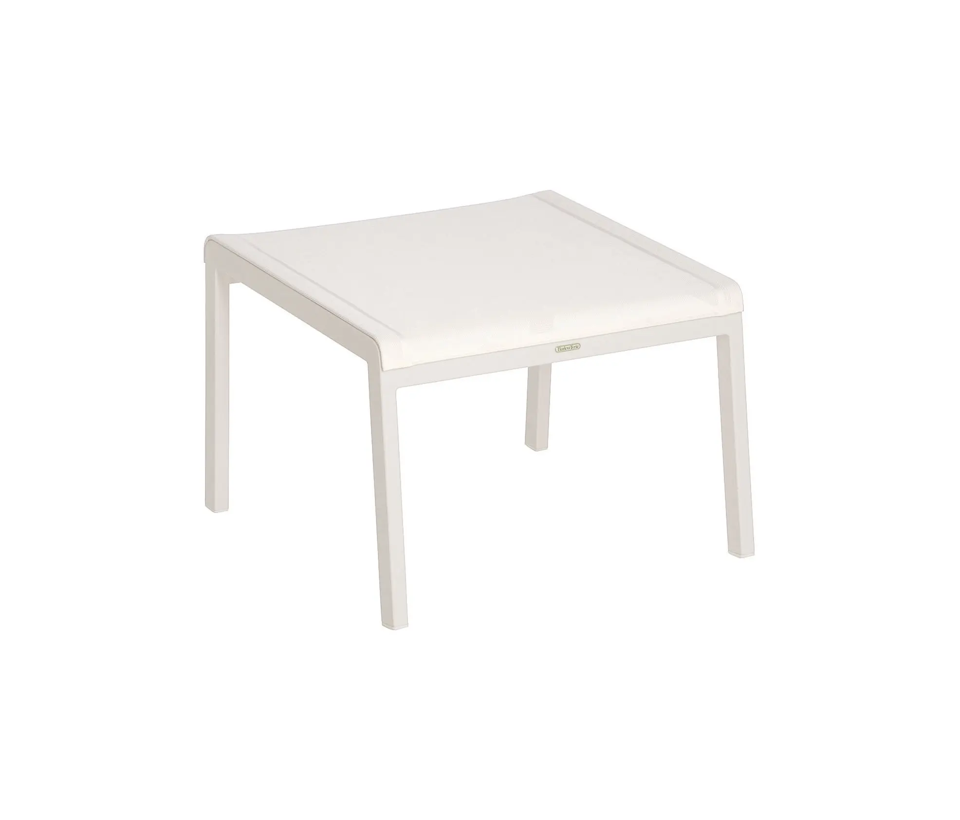 Barlow Tyrie - Aura Footstool DS (Arctic White Frame - Pearl Sling)