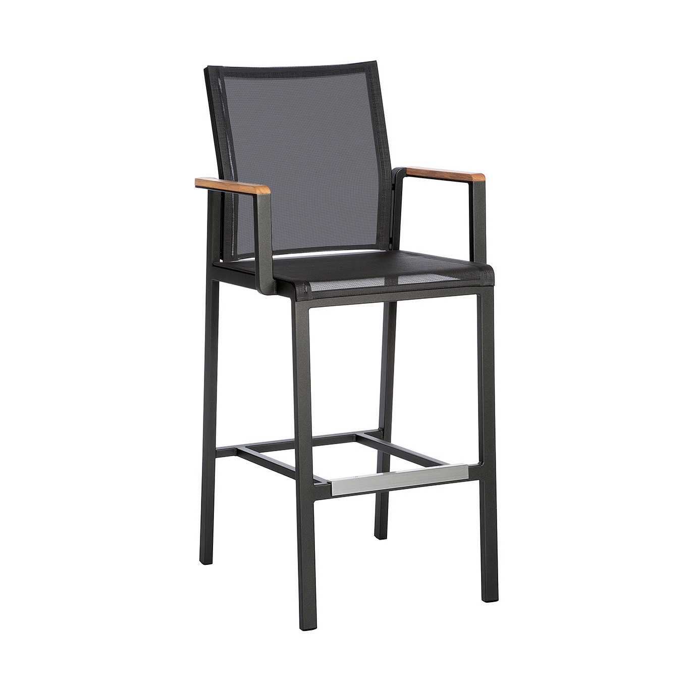 Afficher le produit Aura High Dining Carver (Graphite Frame - Charcoal Sling) du fabricant Barlow Tyrie