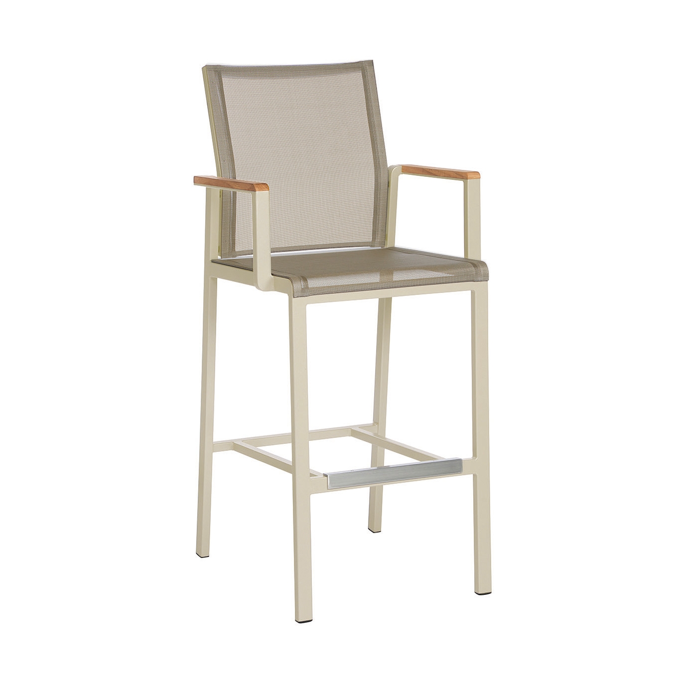 Aura High Dining Carver (Champagne Frame - Titanium Sling)