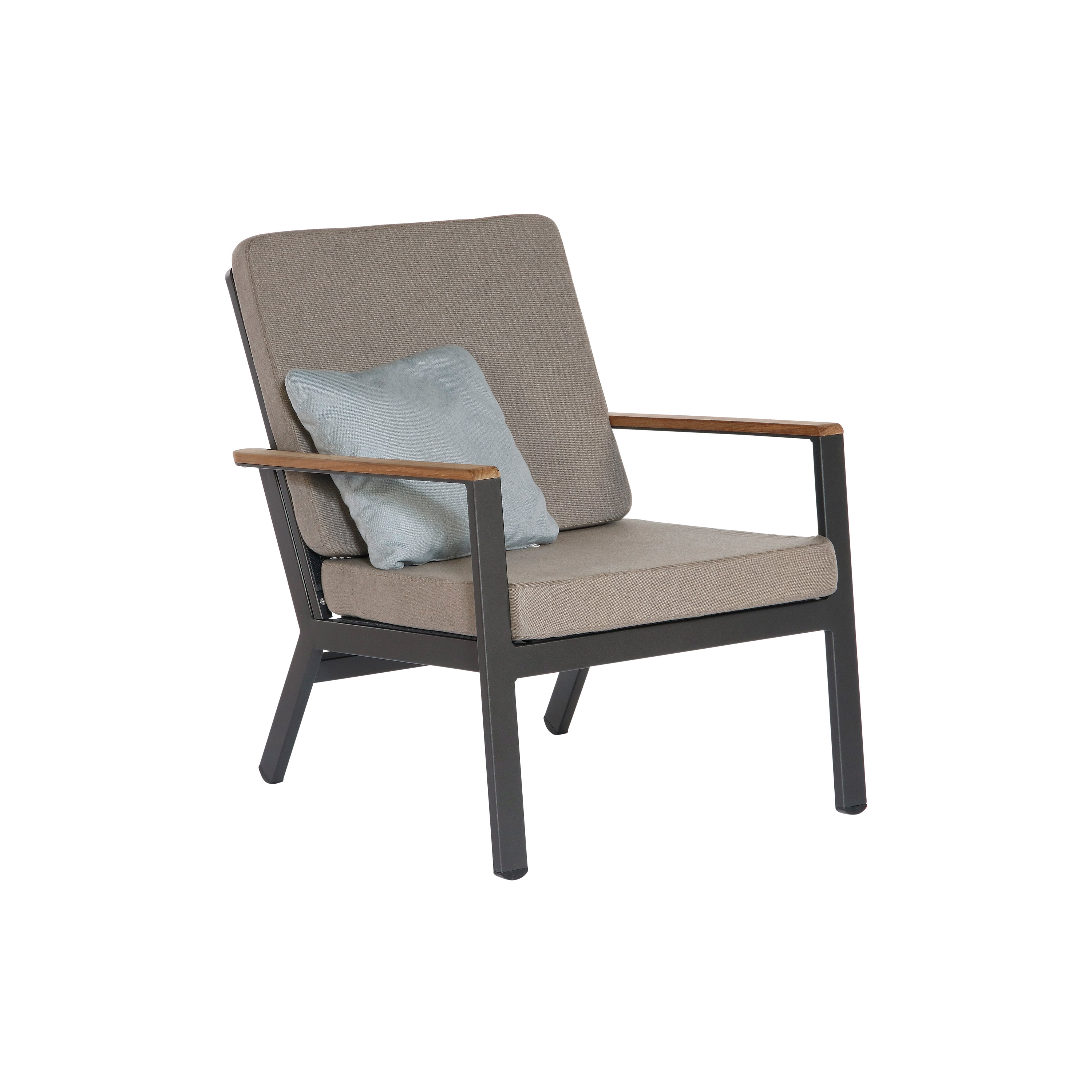 Display product Aura Lounge Chair DS (Graphite Frame - Charcoal Sling) from manufacturer Barlow Tyrie