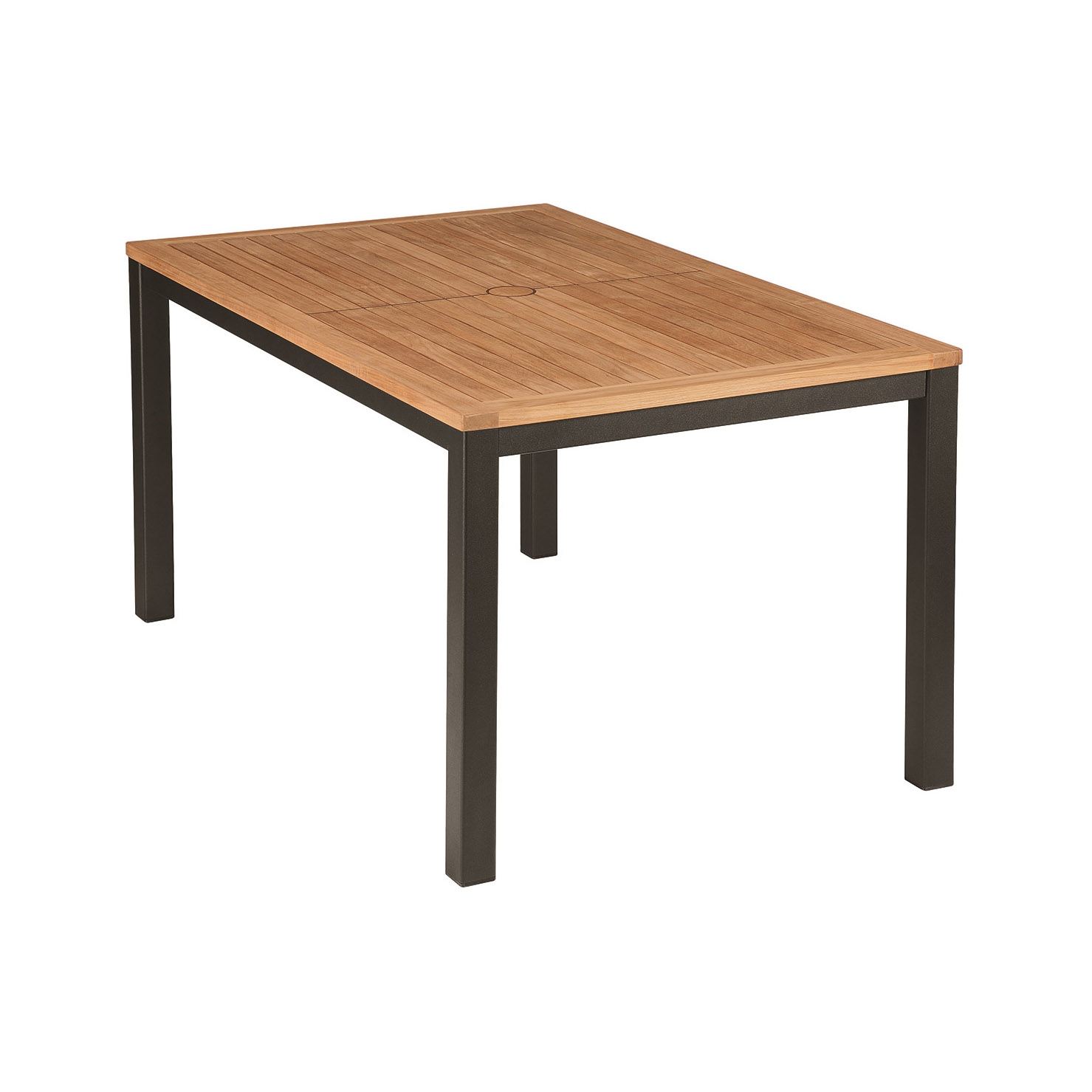 Display product Aura Table 150 (Teak Top and Graphite Frame) from manufacturer Barlow Tyrie