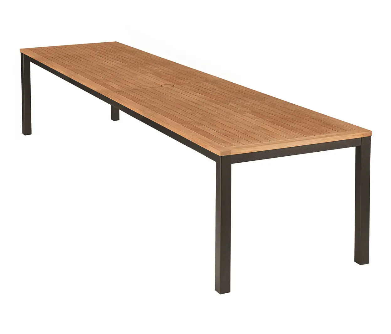 Barlow Tyrie - Aura Table 300 Rectangular (Teak Top and Graphite Frame)