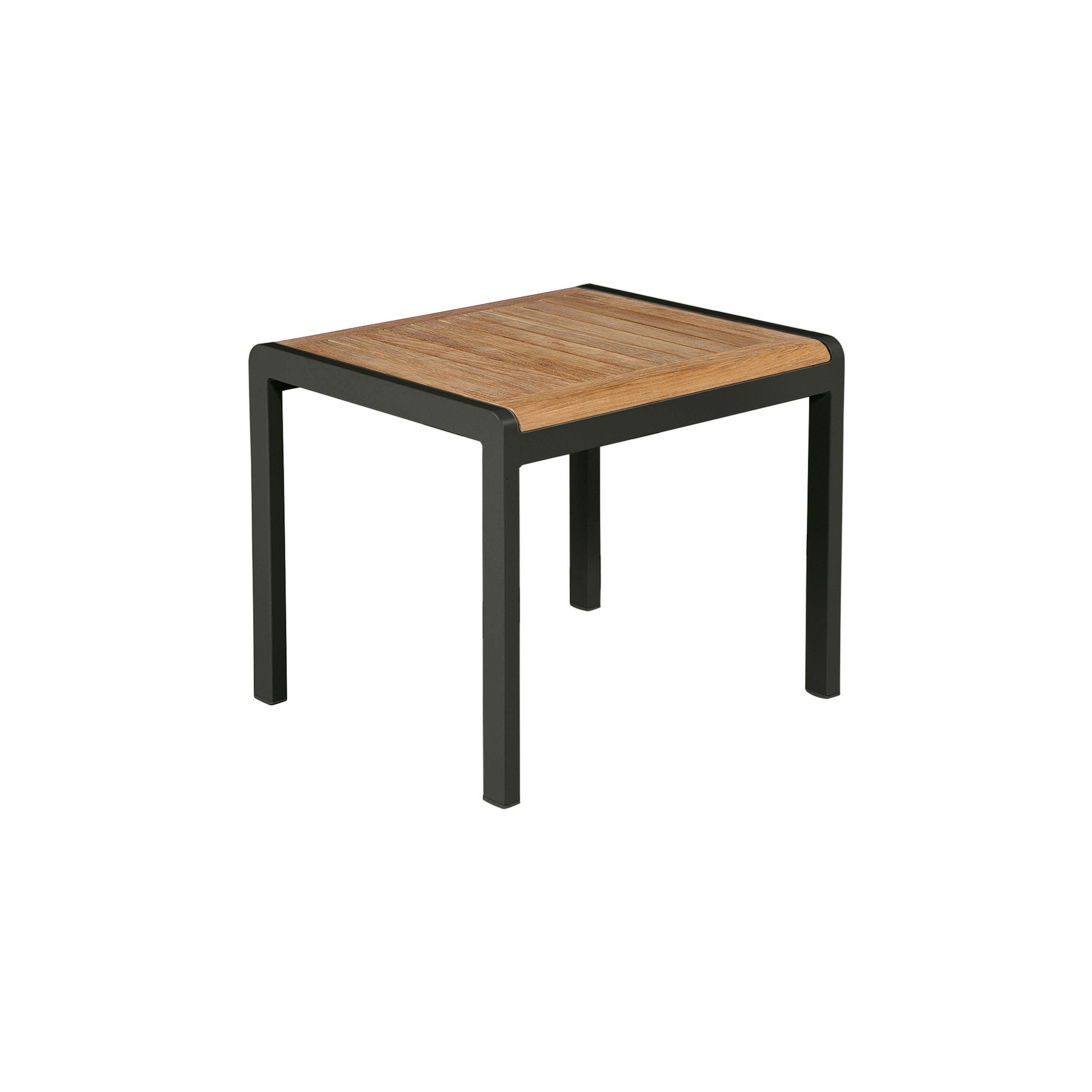 Afficher le produit Aura Low Table 50 (Teak Top and Graphite Frame) du fabricant Barlow Tyrie