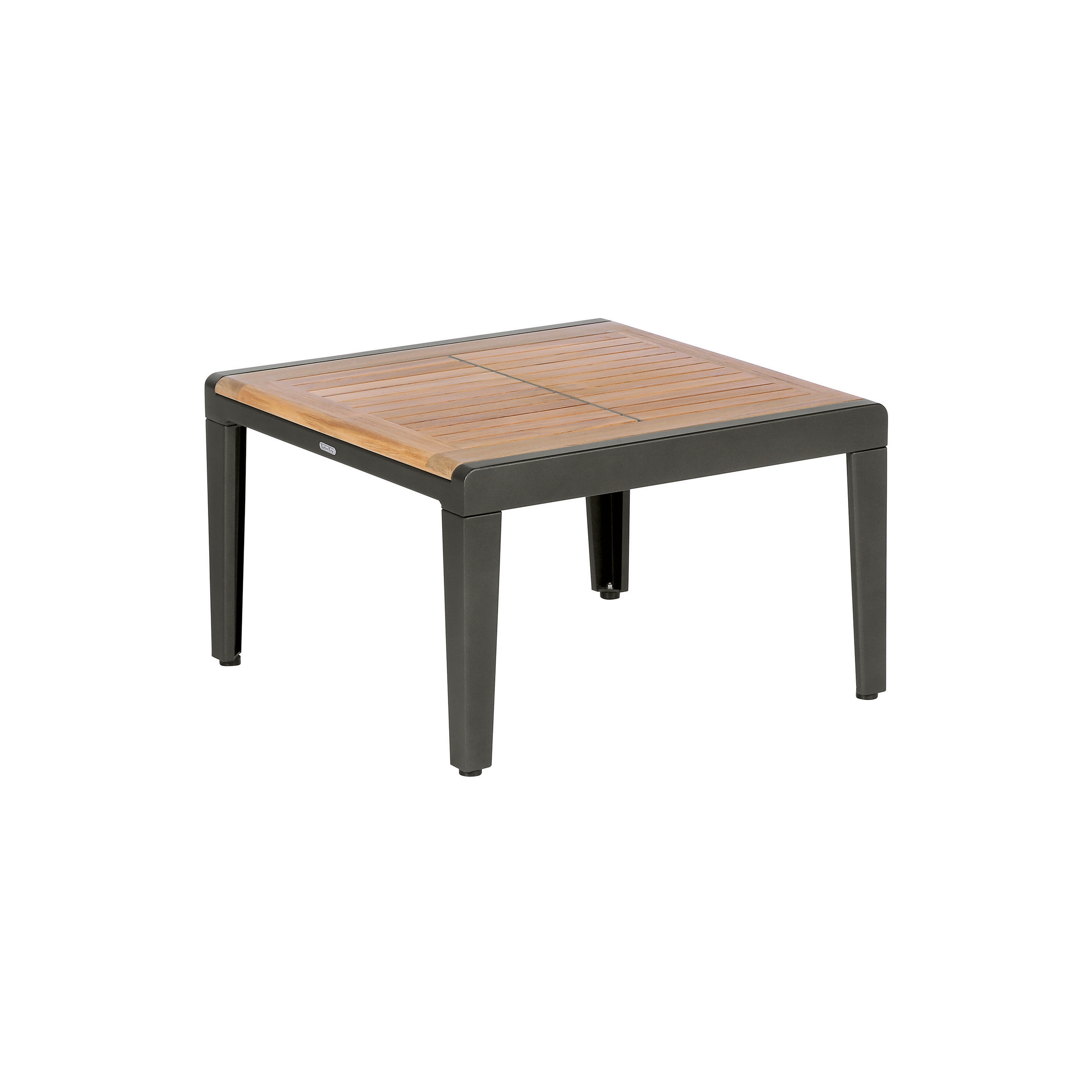 Mostra il prodotto Aura Low Table 60 Square (Teak Top and Graphite Frame) del produttore Barlow Tyrie