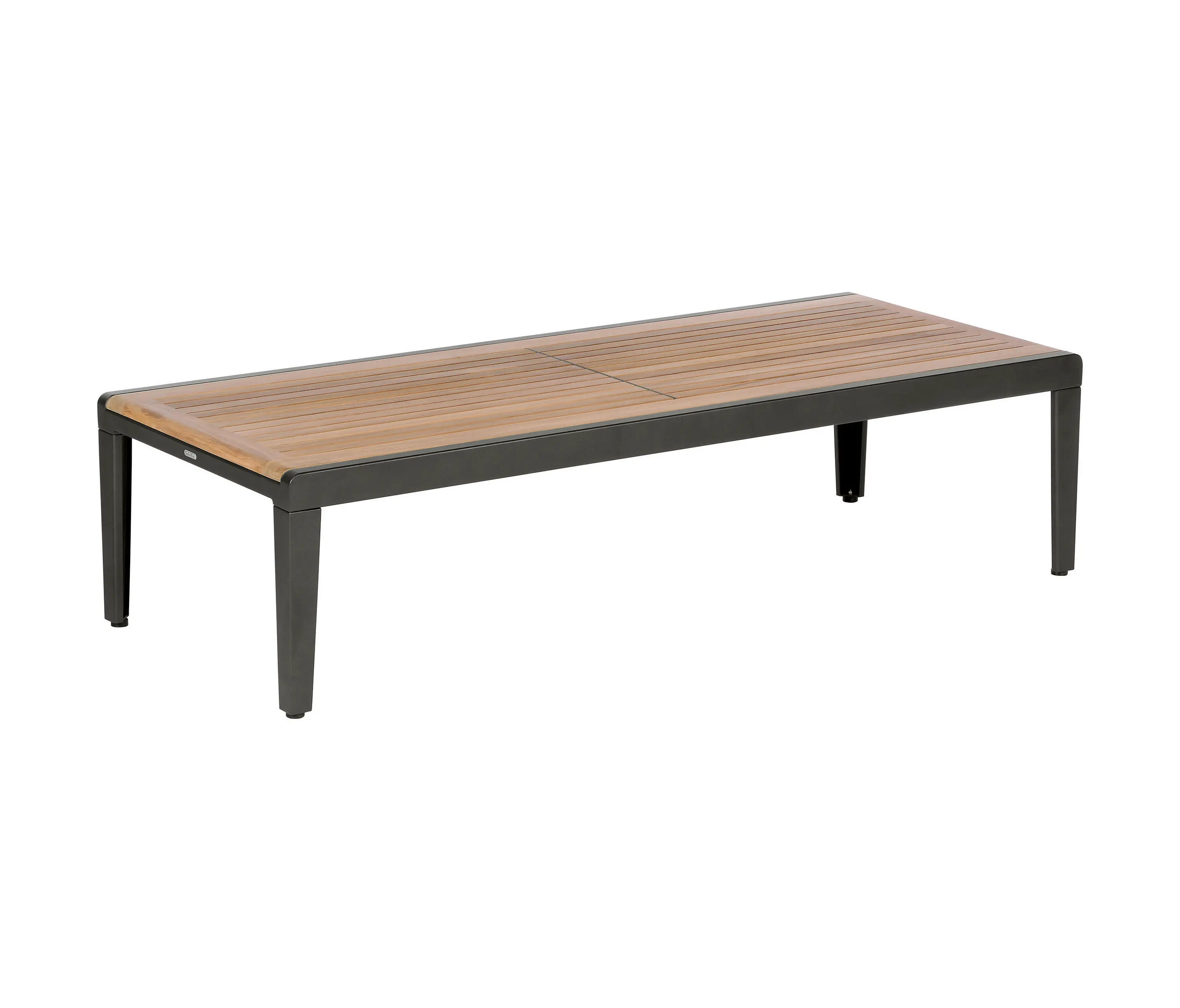AURA LOW TABLE 160 RECTANGULAR (TEAK TOP AND GRAPHITE FRAME) - Coffee ...