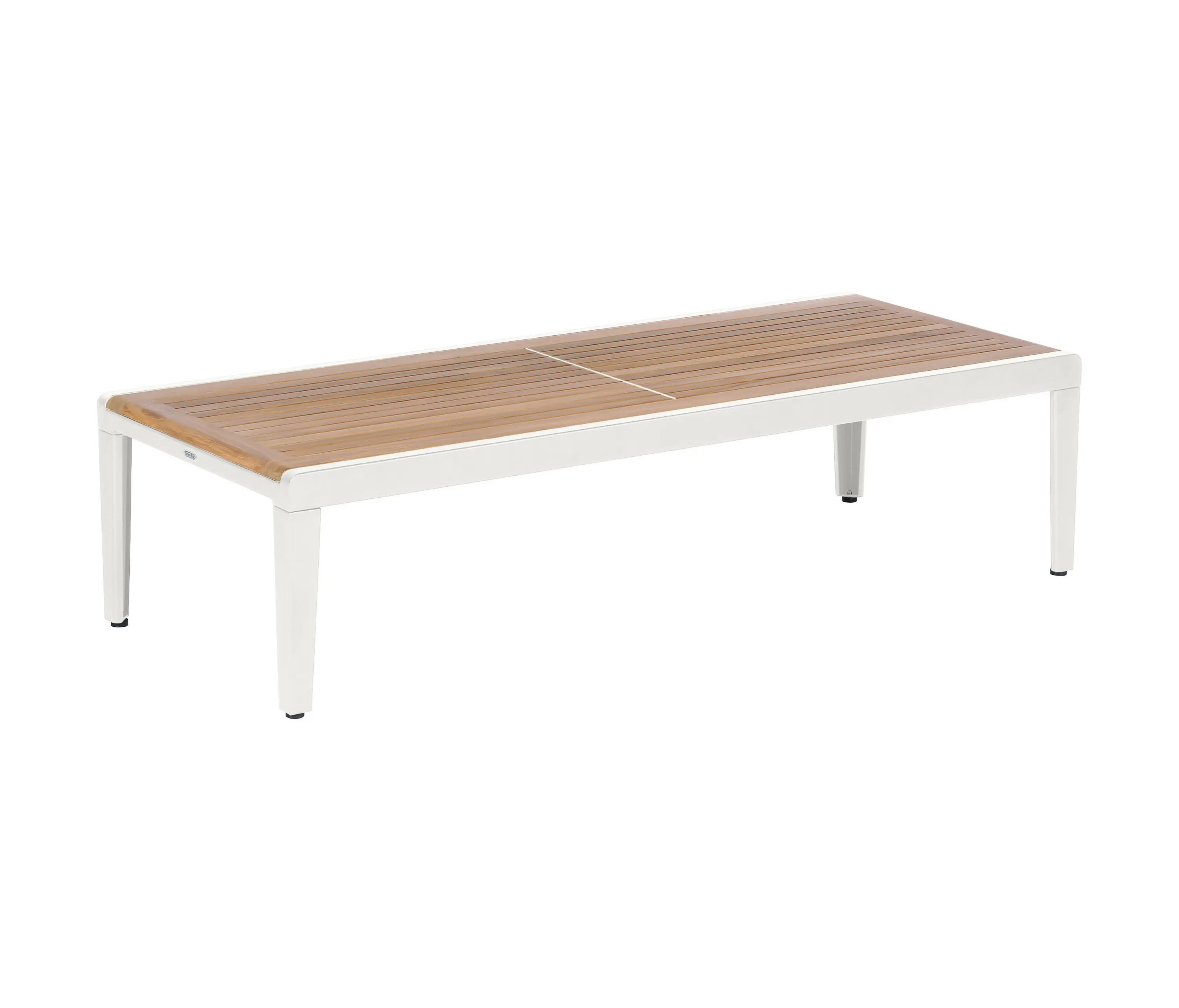 Barlow Tyrie - Aura Low Table 160 Rectangular (Teak Top and Arctic White Frame)