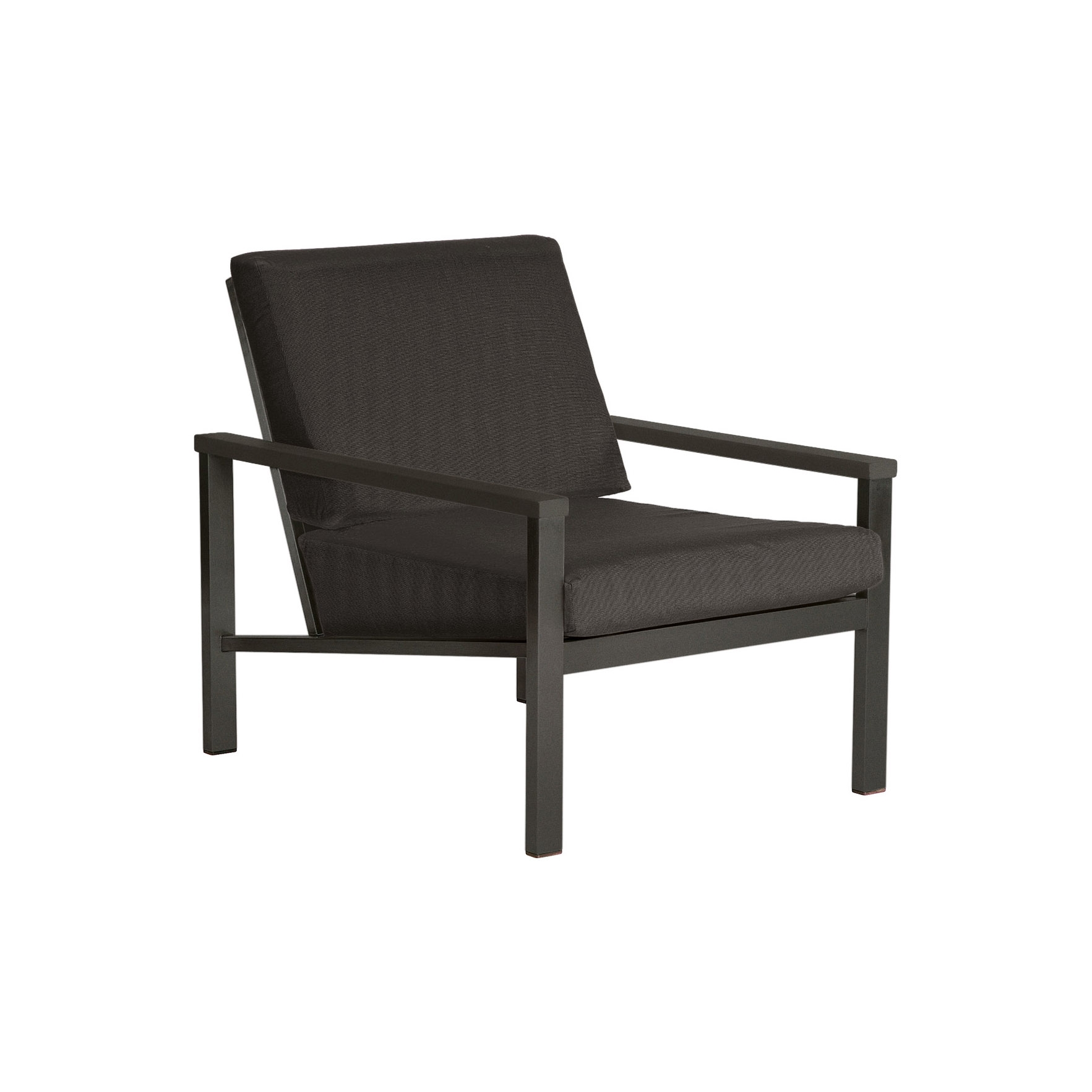 Afficher le produit Equinox Deep Seating Armchair (powder coated) (Graphite - Carbon Sunbrella® Webbing) du fabricant Barlow Tyrie