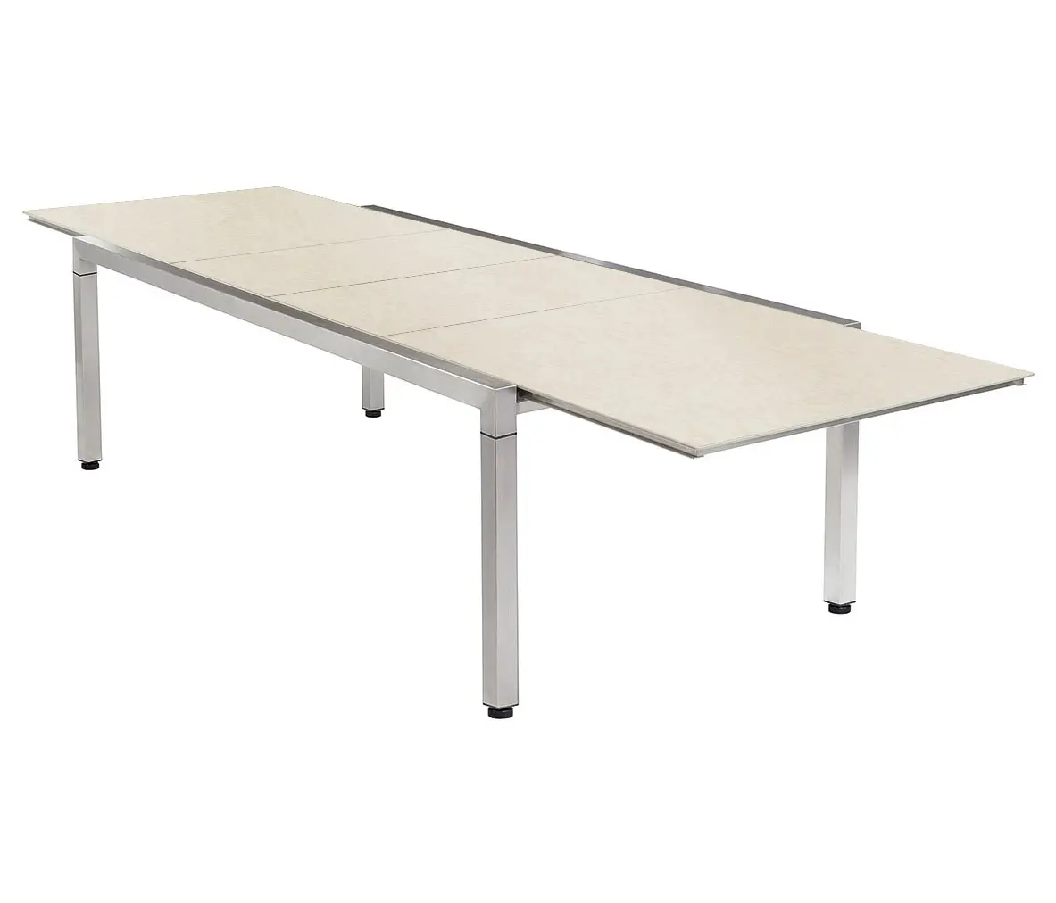 Barlow Tyrie - Equinox Extending Table 360 Rectangular (Ivory Ceramic)