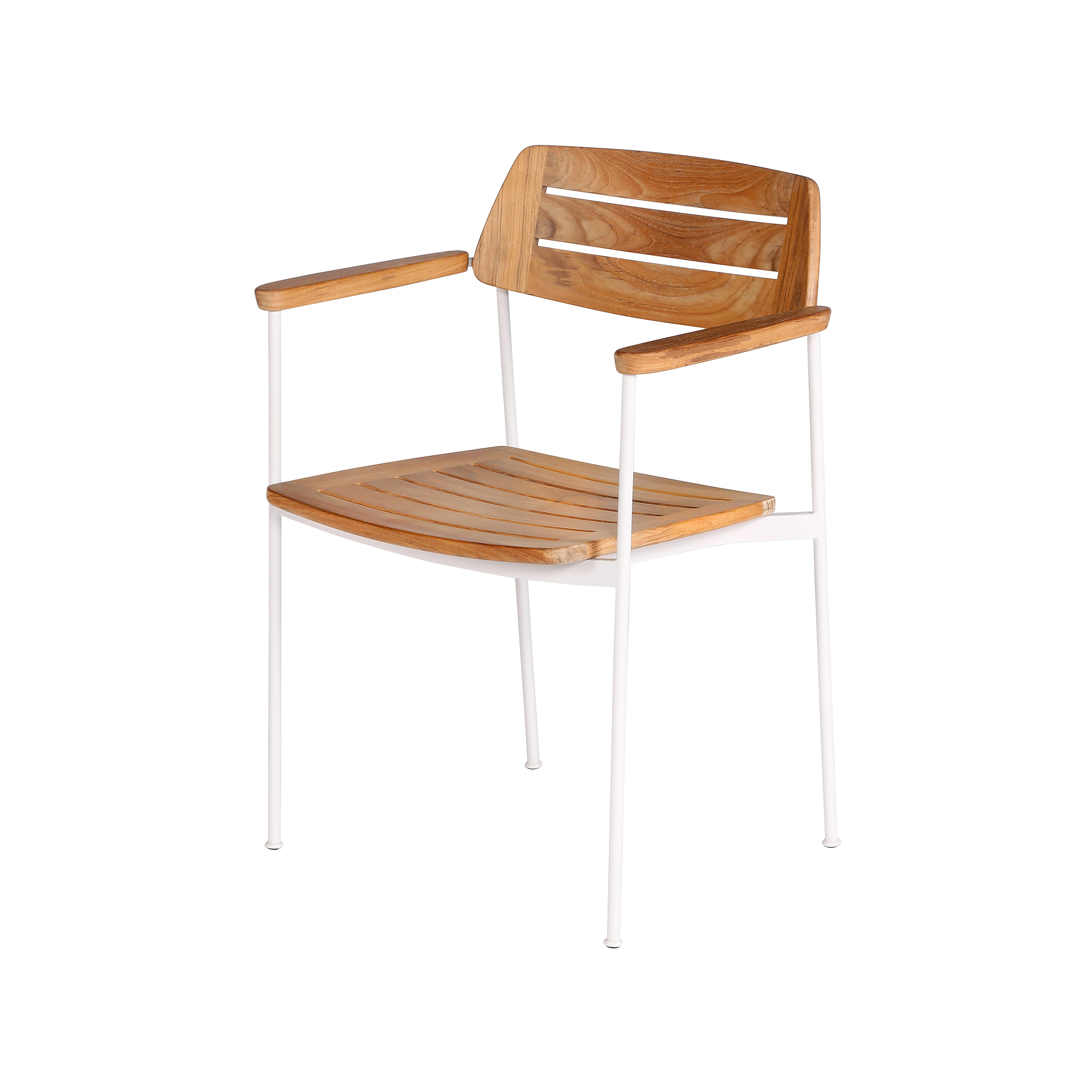 Layout Stacking Armchair (Arctic White Frame)