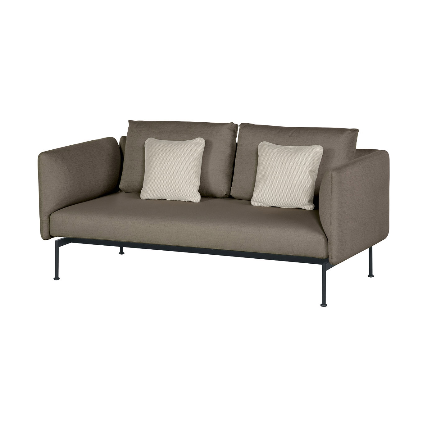 Produkt Layout Zweisitzer-Sofa hoher Arm Gestell Forge Grey des Herstellers Barlow Tyrie anzeigen