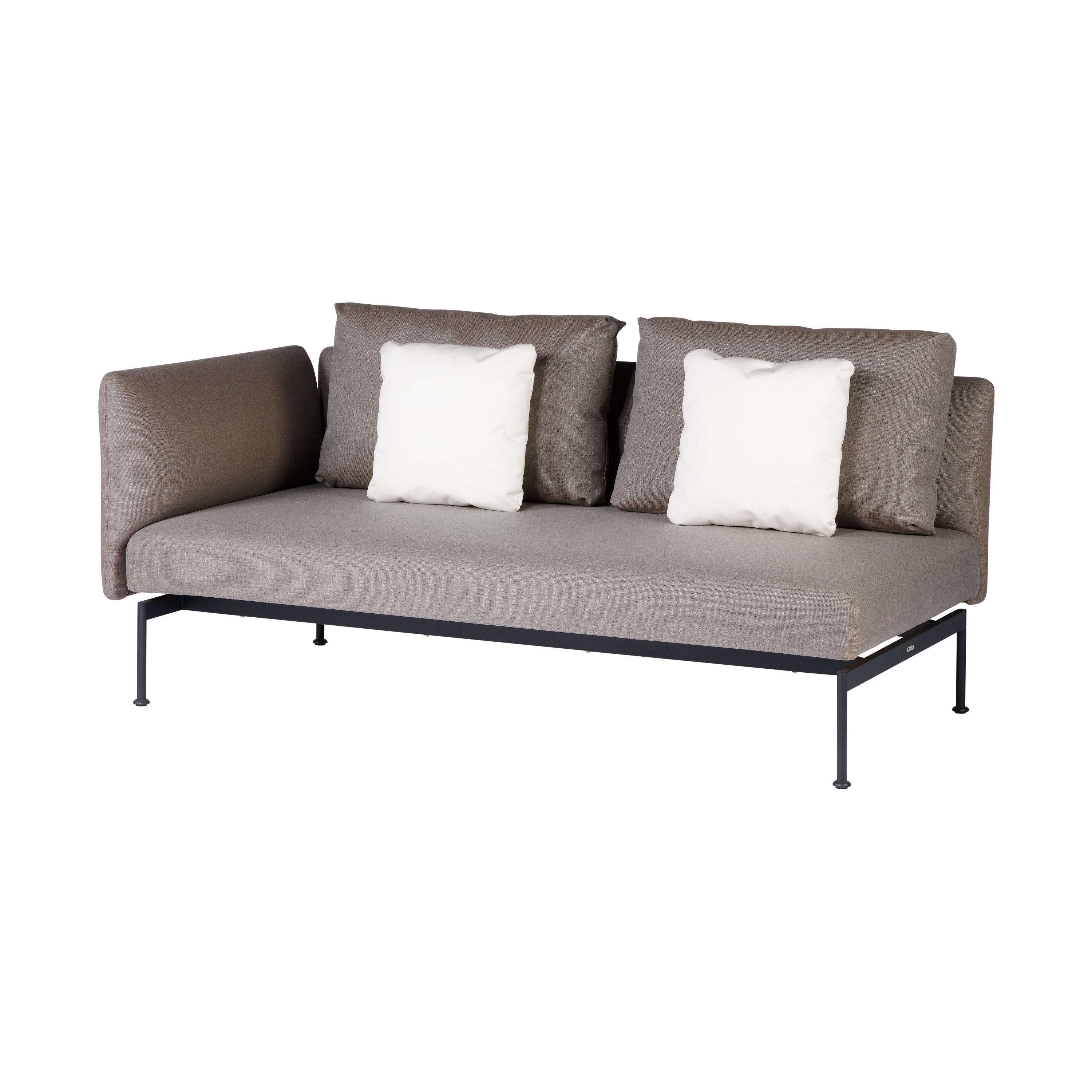 Mostra il prodotto Layout Double Seat - One High Arm Layout Double Seat - One High Arm (Forge Grey Frame) del produttore Barlow Tyrie