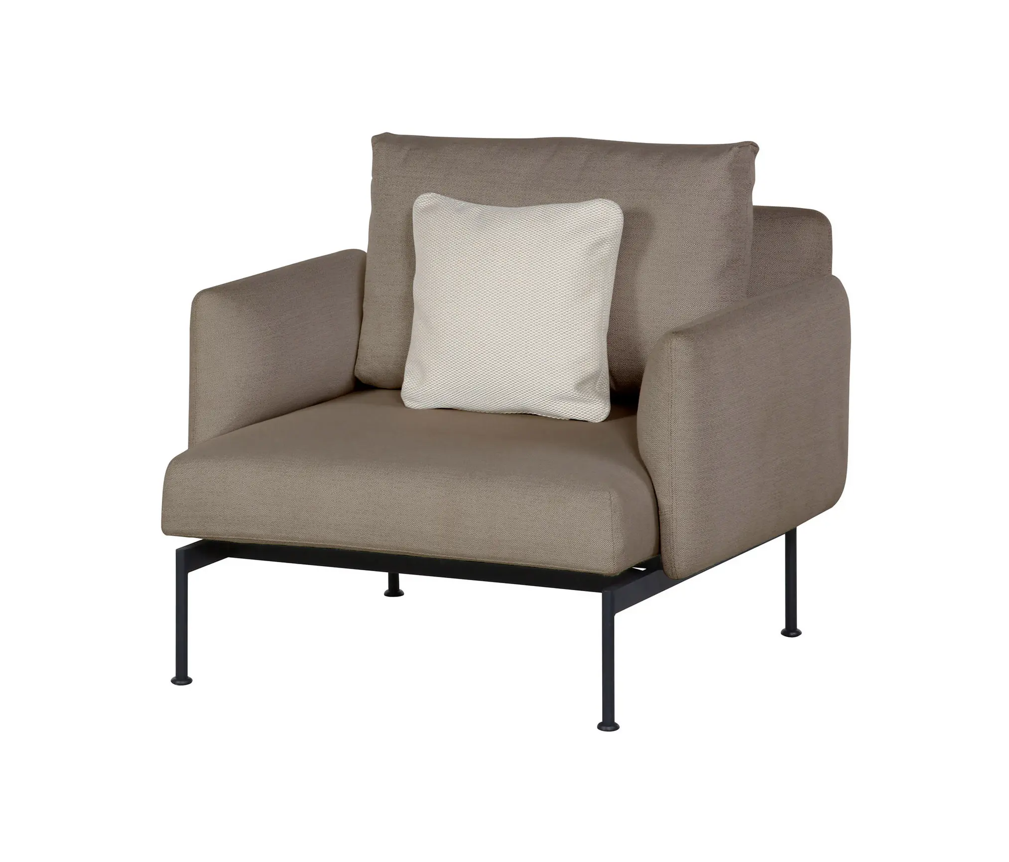 Barlow Tyrie - Layout Single Seat - Single seat and back with Low Arms (Forge Grey Frame)