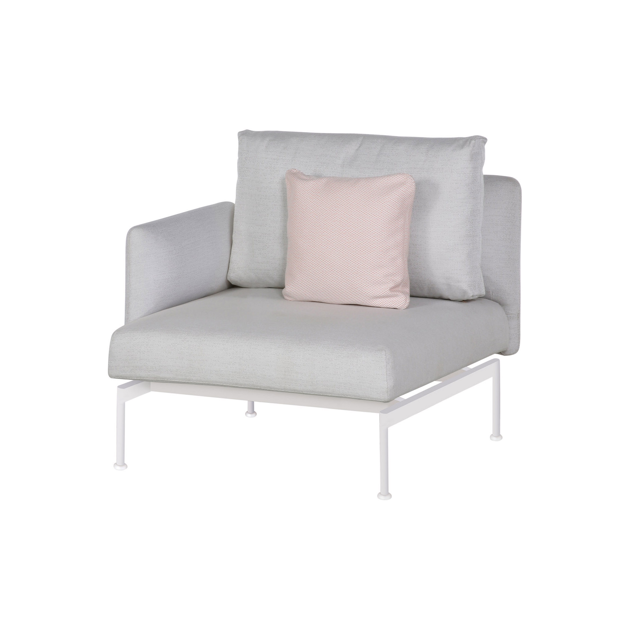 Layout Single Seat - One Arm Layout Single Seat - One Arm (Arctic White Frame)