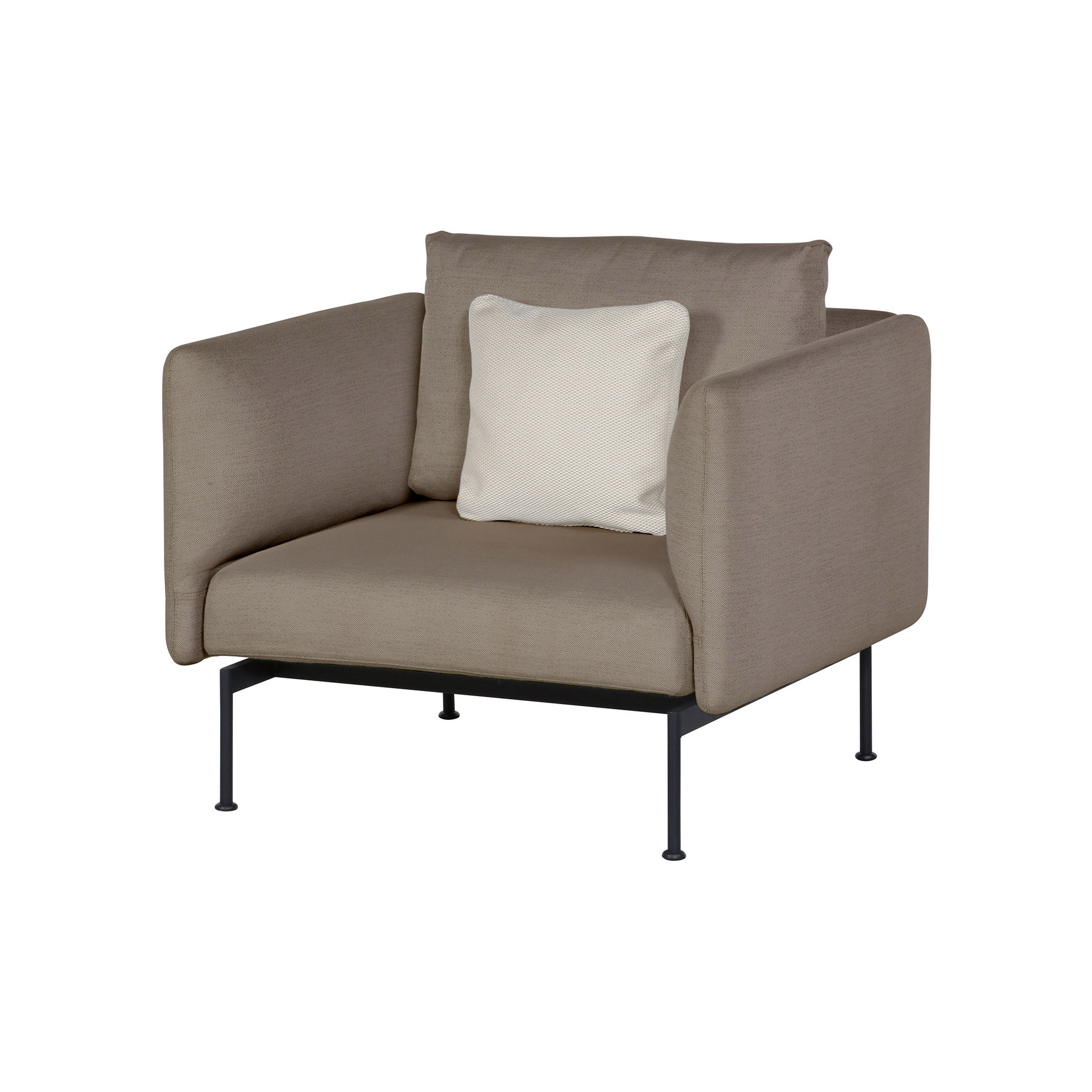 Display product Layout Single Seat - High Arms - Single seat and back with High Arms (Forge Grey Frame) from manufacturer Barlow Tyrie