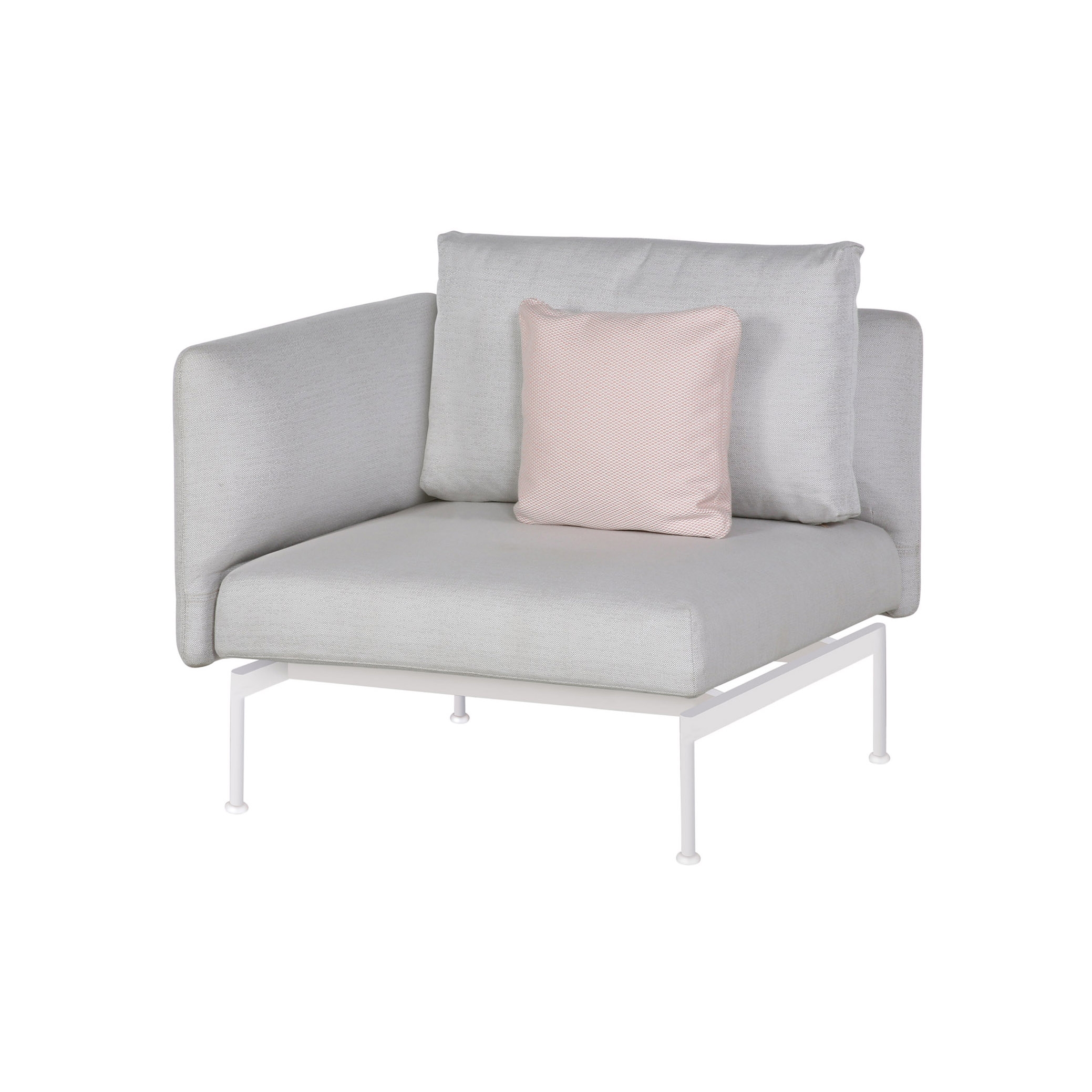 Layout Single Seat - One High Arm Layout Single Seat - One High Arm (Arctic White Frame)