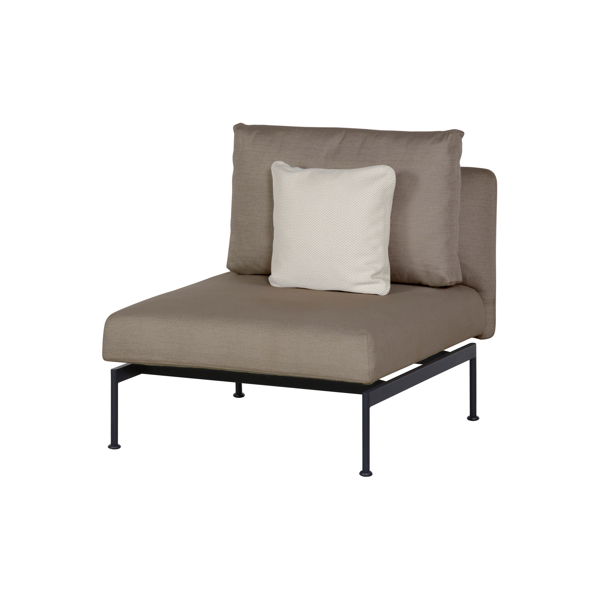 Display product Layout Single Bench - Single seat with back (Forge Grey Frame) from manufacturer Barlow Tyrie