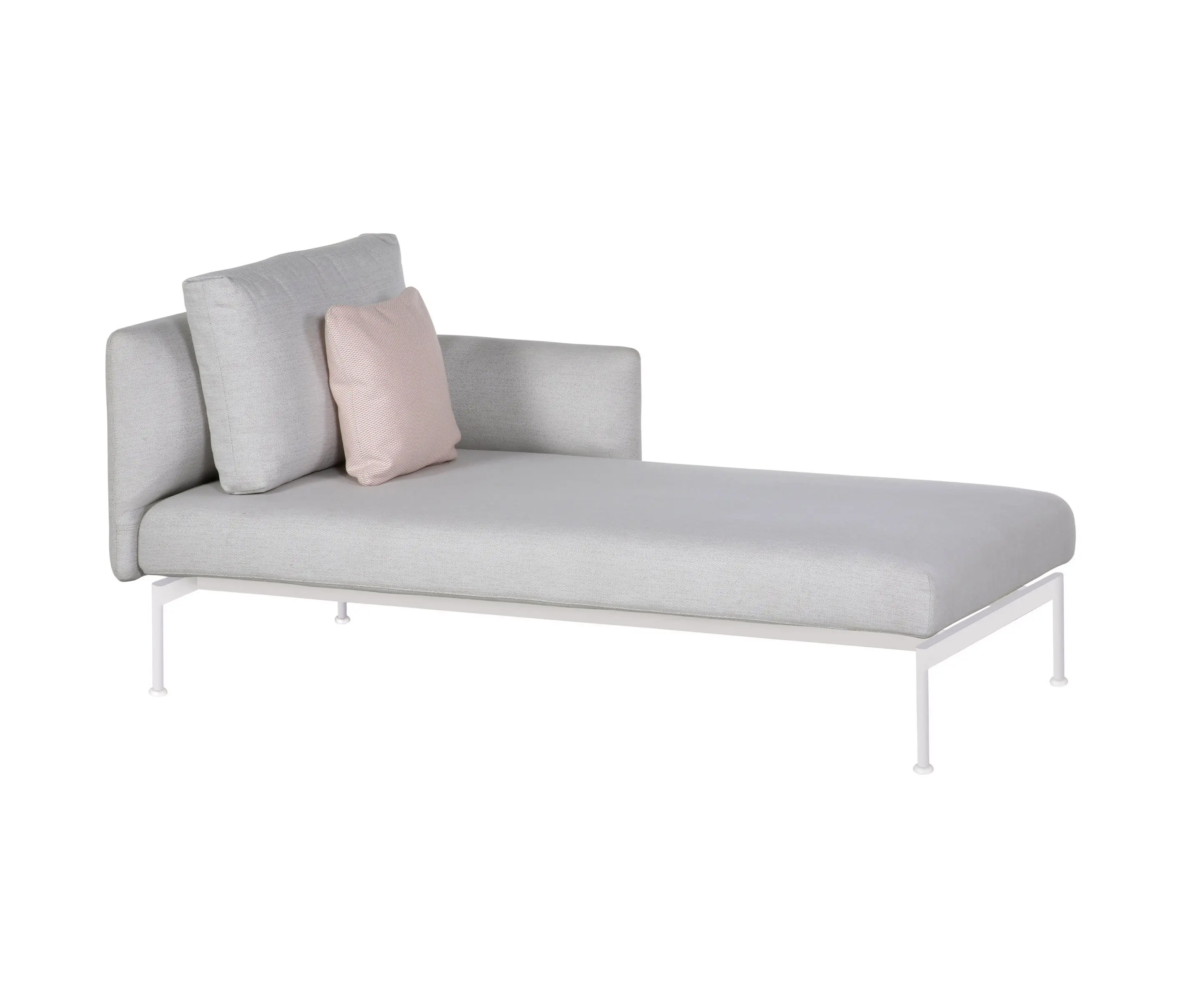 Barlow Tyrie - Layout Chaise-lounge Gestell Arctic White