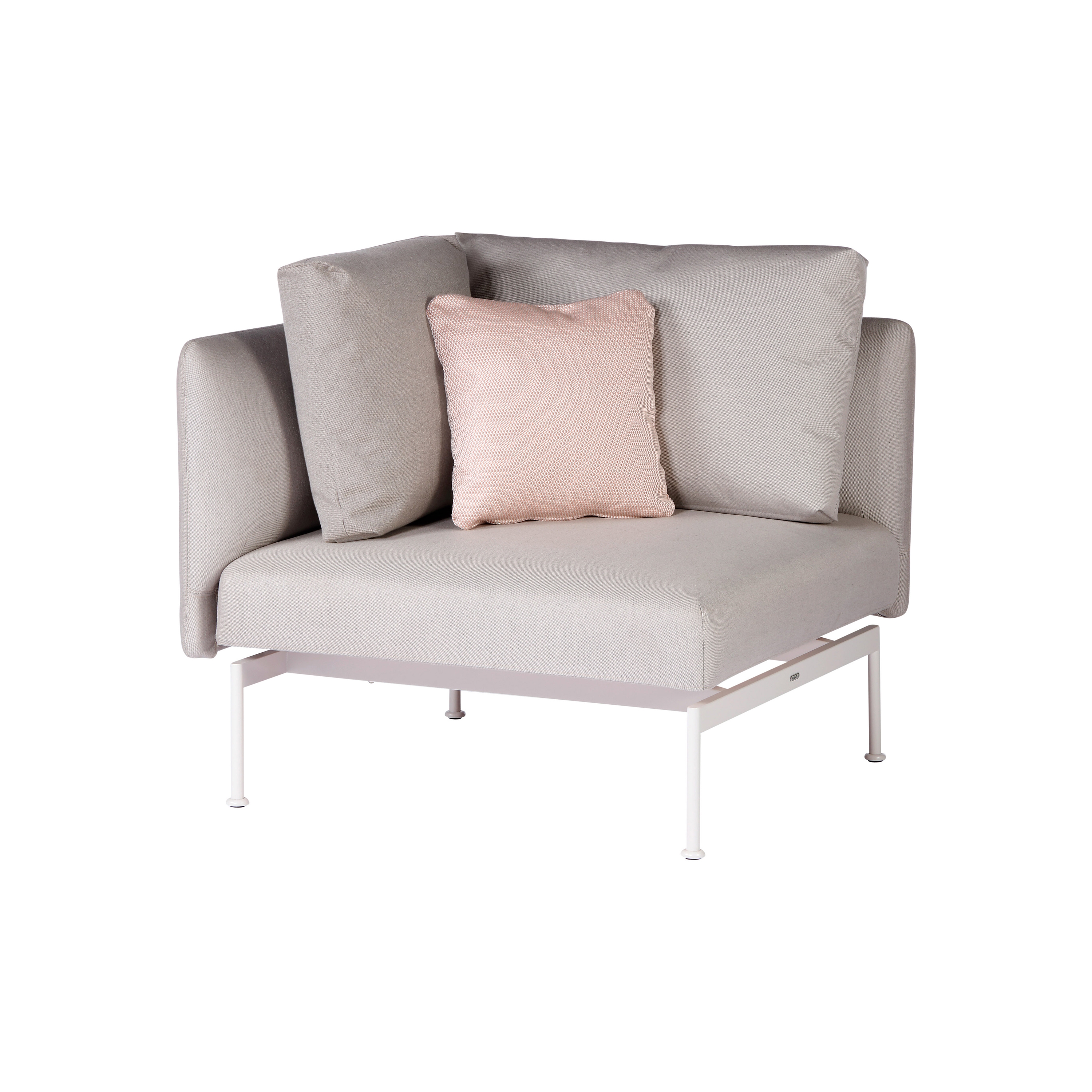 Layout Corner Seat (Arctic White Frame)
