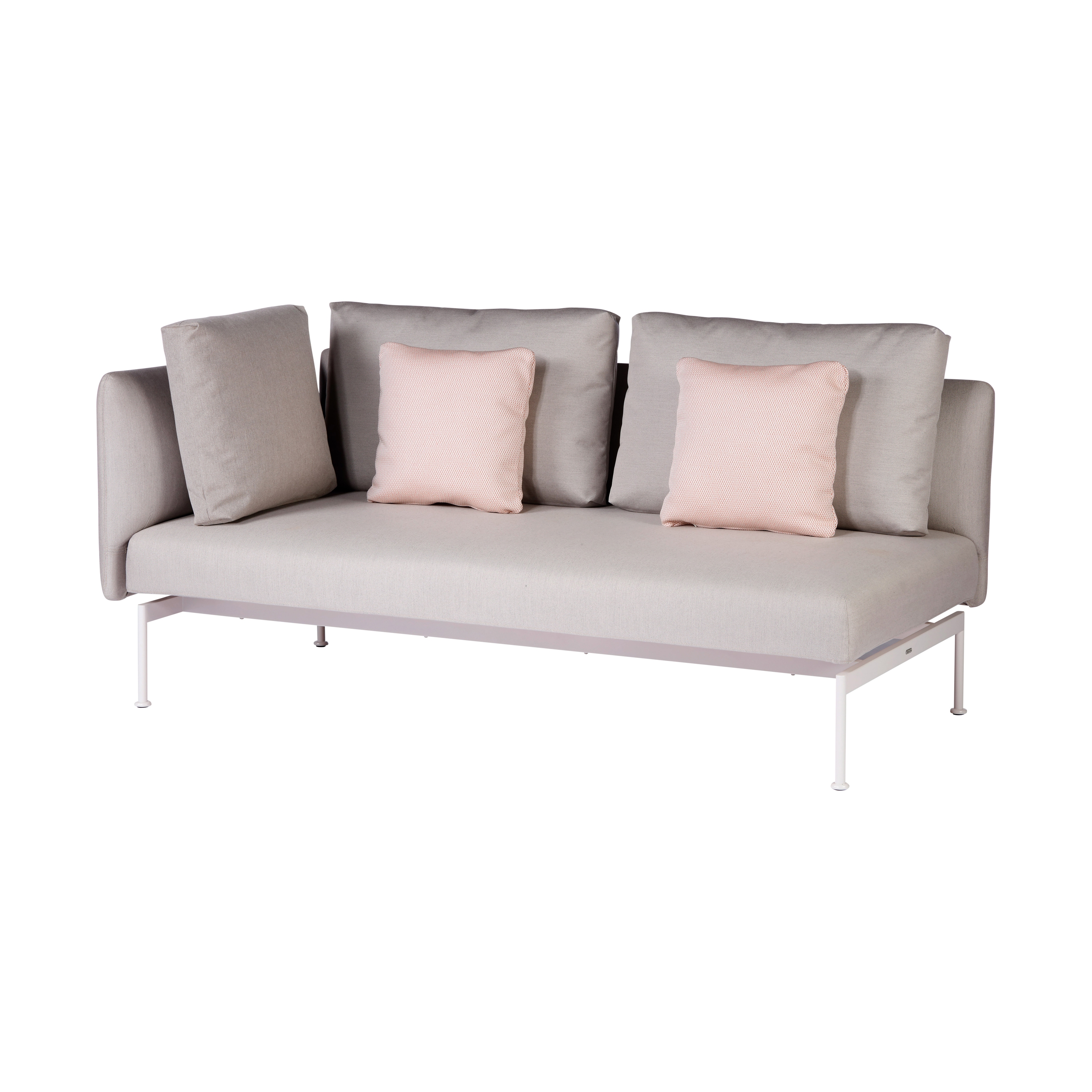 Layout Double Corner Seat (Arctic White Frame)