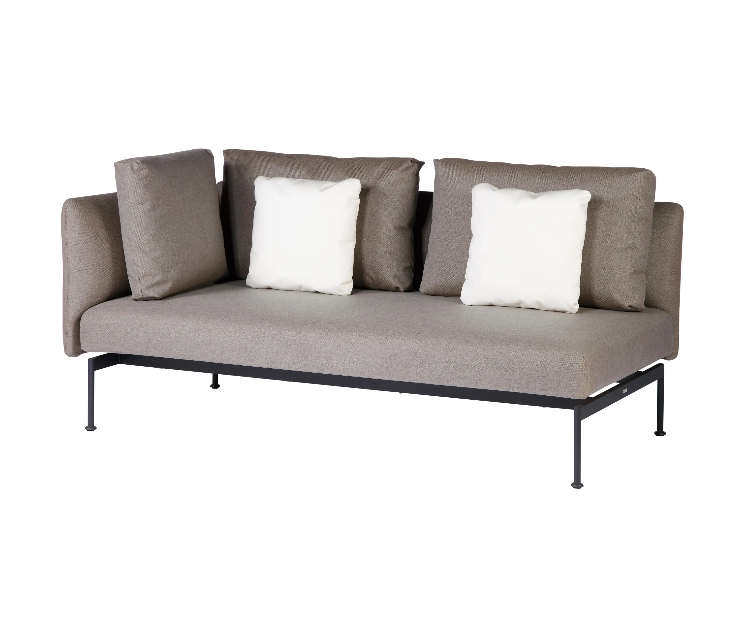 Barlow Tyrie - Layout Doppel-Eckmodul Gestell Forge Grey