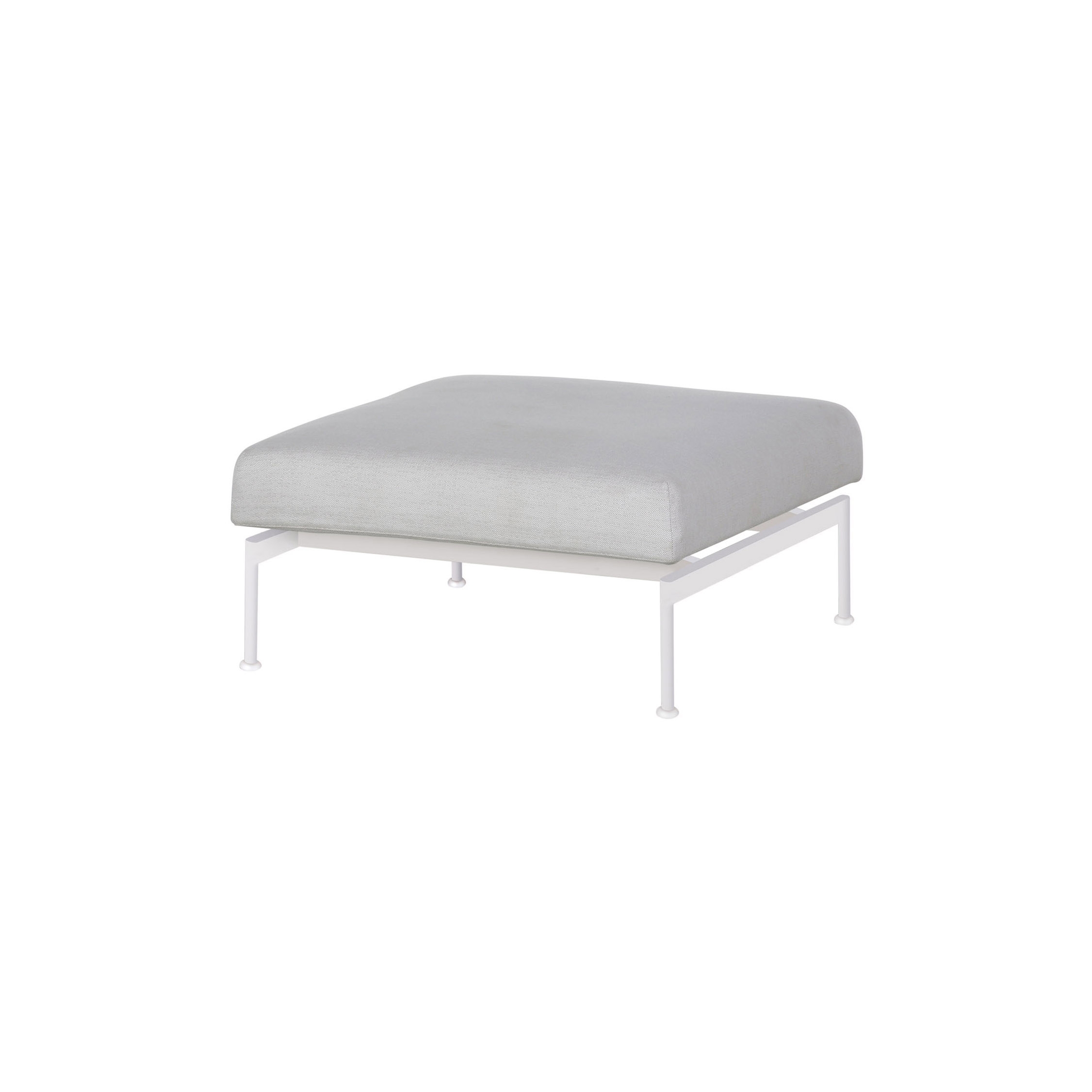 Layout Single Ottoman - Single seat (Arctic White Frame)