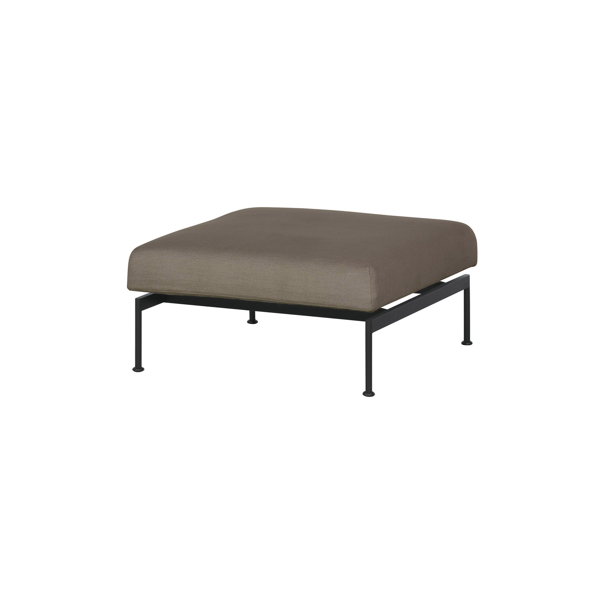 Display product Layout Single Ottoman - Single seat (Forge Grey Frame) from manufacturer Barlow Tyrie