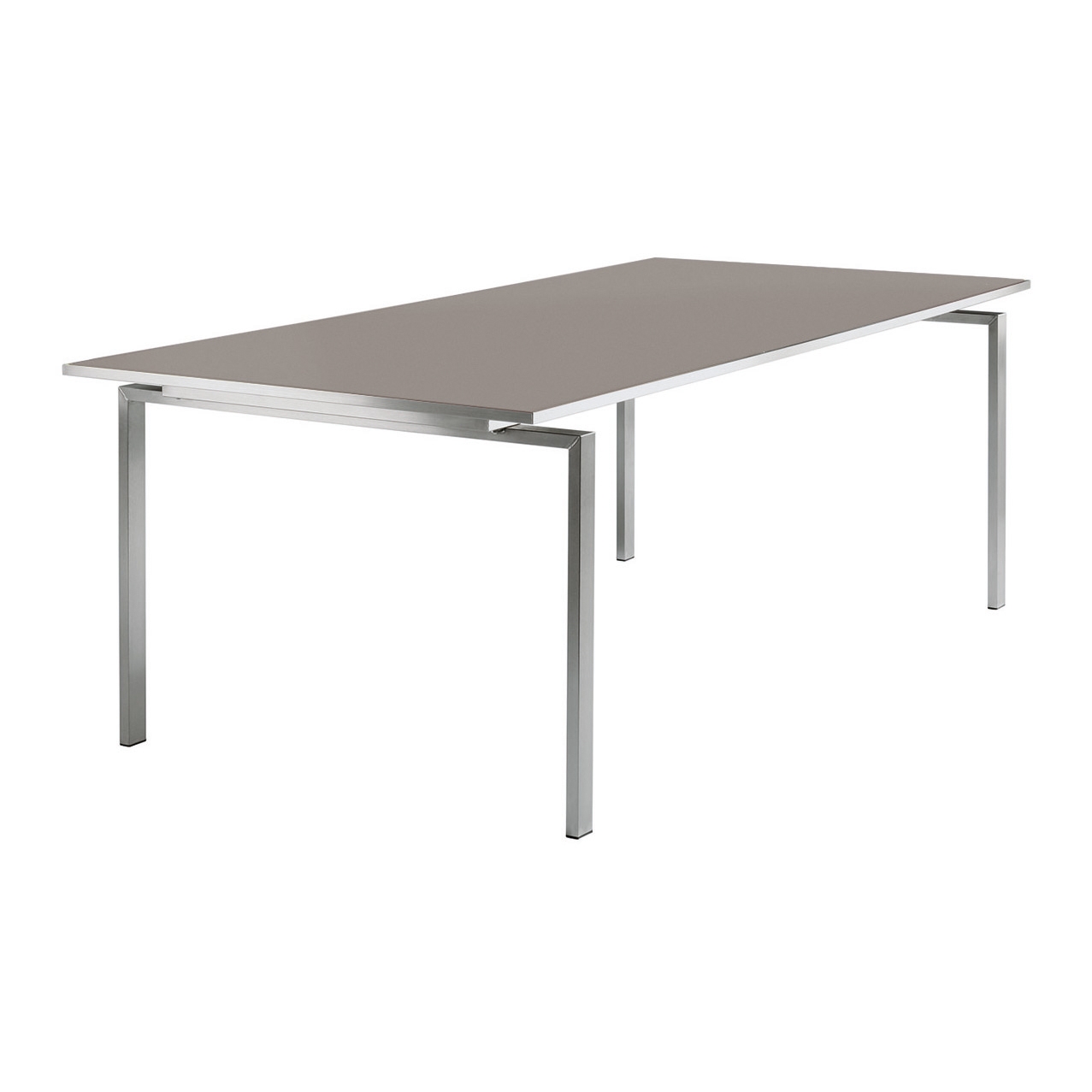 Mercury Table 220 Rectangular (Platinum Glass)