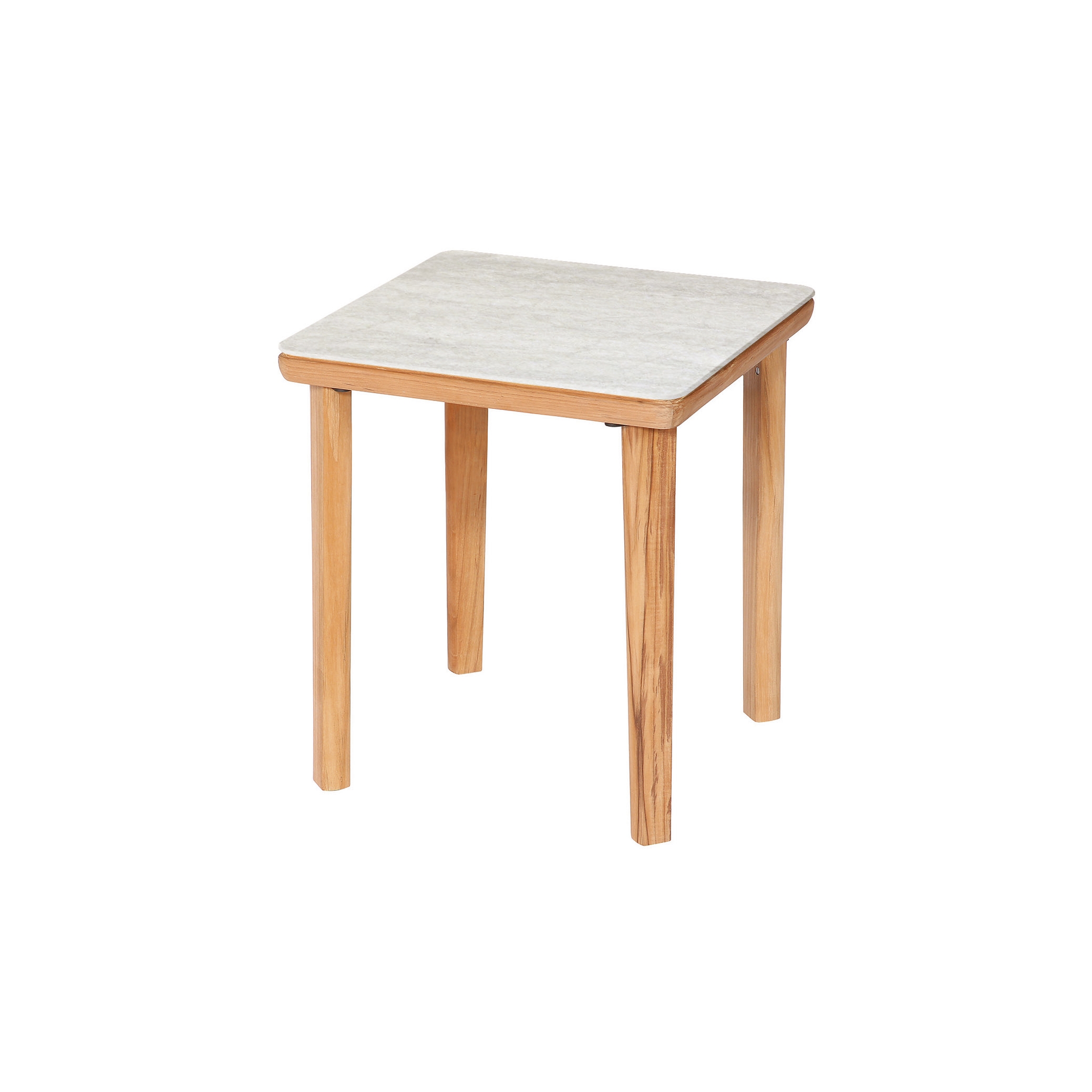 Monterey Side Table 50 Square (Frost Ceramic)