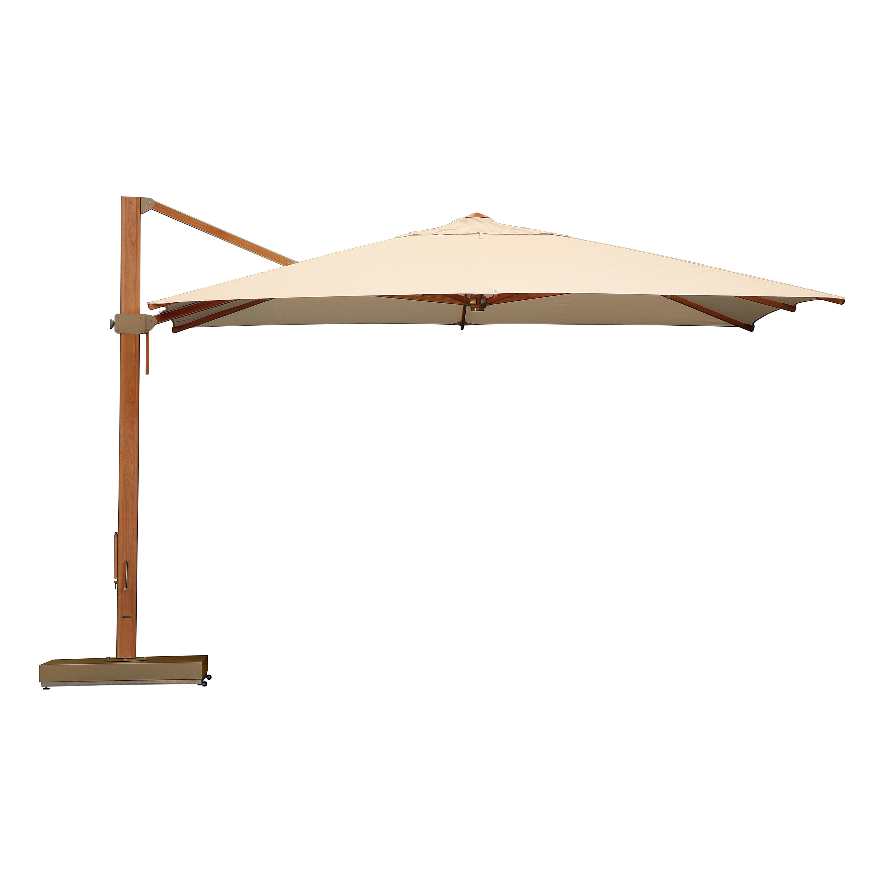 Vertoon produk Napoli Cantilever Parasol 4 Mtr Square (Canvas) van vervaardiger Barlow Tyrie