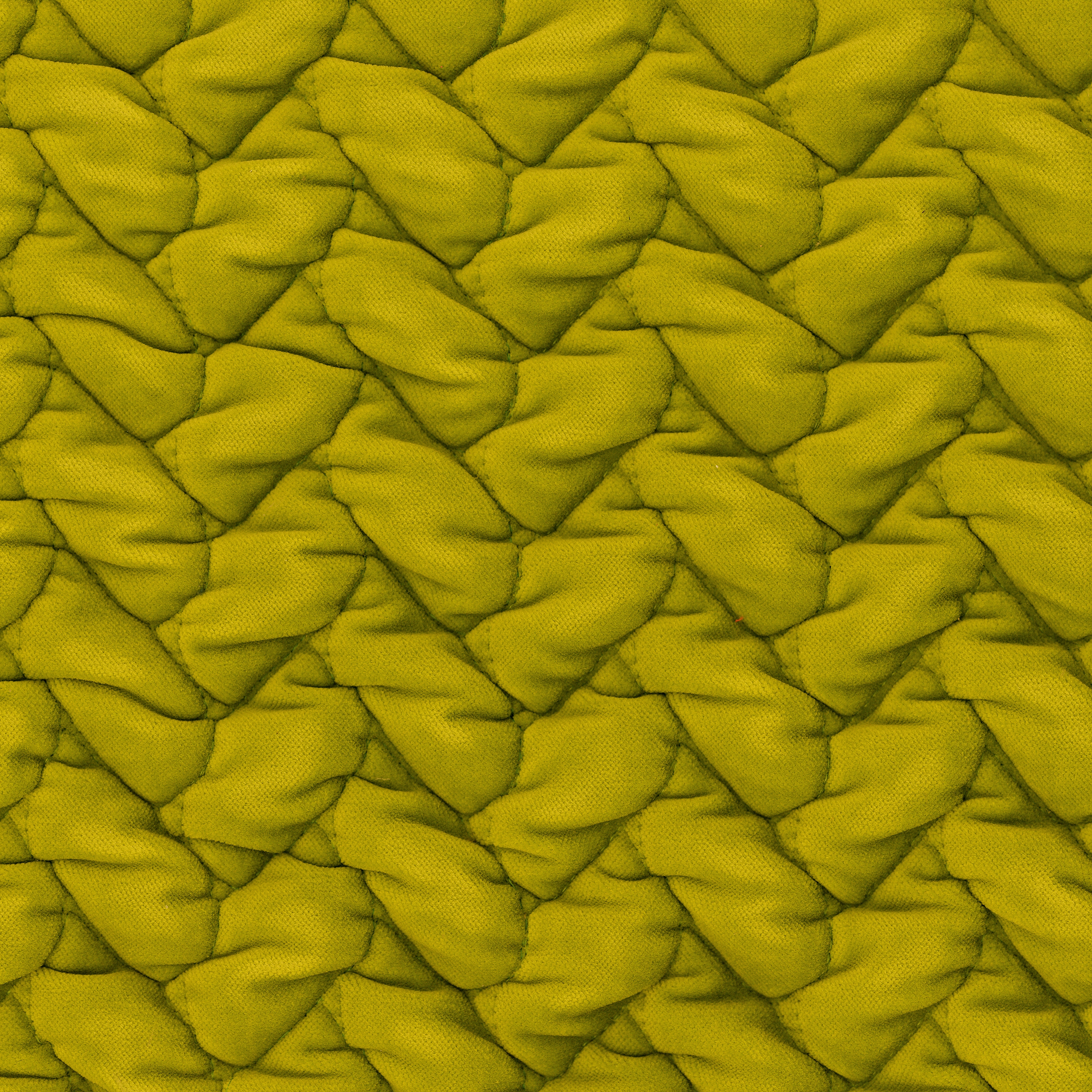 Display product Velours Tresse - Chartreuse from manufacturer Kieffer by Rubelli