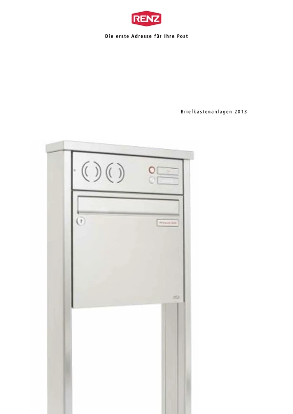 Preview image for the file Renz Briefkastenanlagen 2013