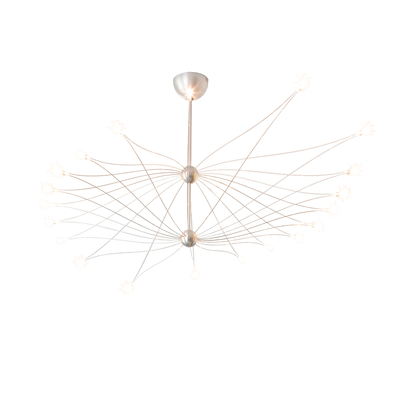 Vertoon produk MINI MEGA SPOETNIK chandelier van vervaardiger FERROLIGHT Design