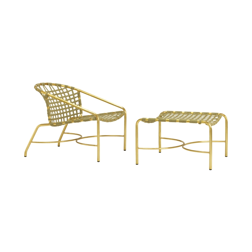 Display product Kantan II Lounge Chair / Ottoman from manufacturer Brown Jordan