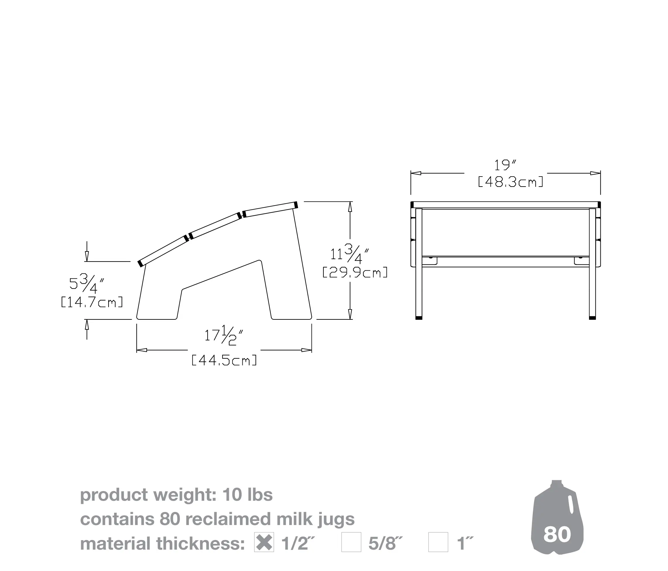 Loll Designs - Adirondack 2 Seater