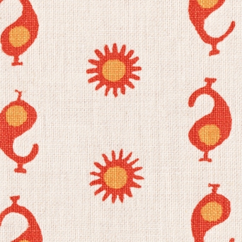 Casablanca 1 Natural/Flame & Mustard